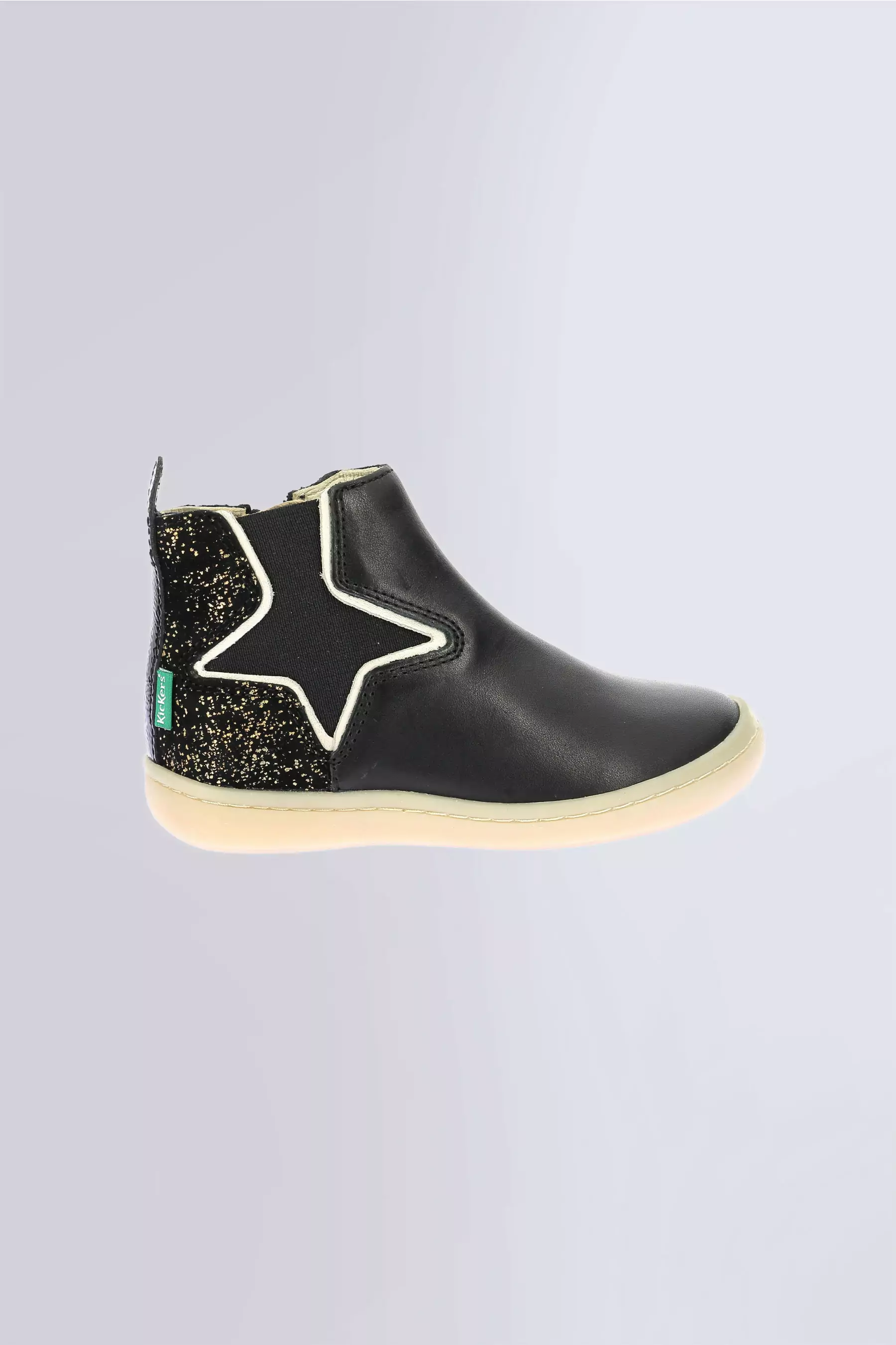 Kick Popstar - Bottines noir et or pour fille - Kickers © Site Officiel Kick Popstar - Bottines noir et or pour fille - Kickers © Site Officiel