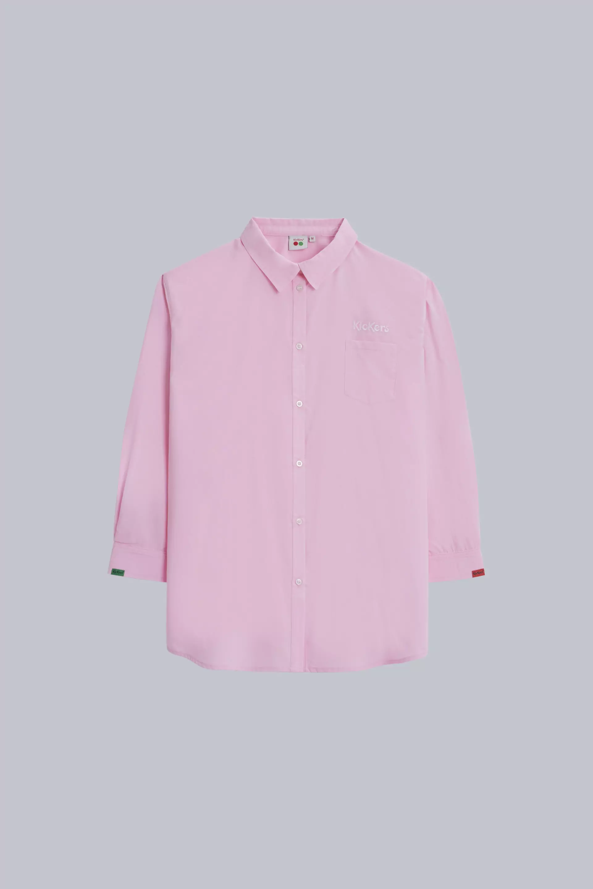 Kick Dress - Robe chemise rose pour femme - Kickers © Site Officiel