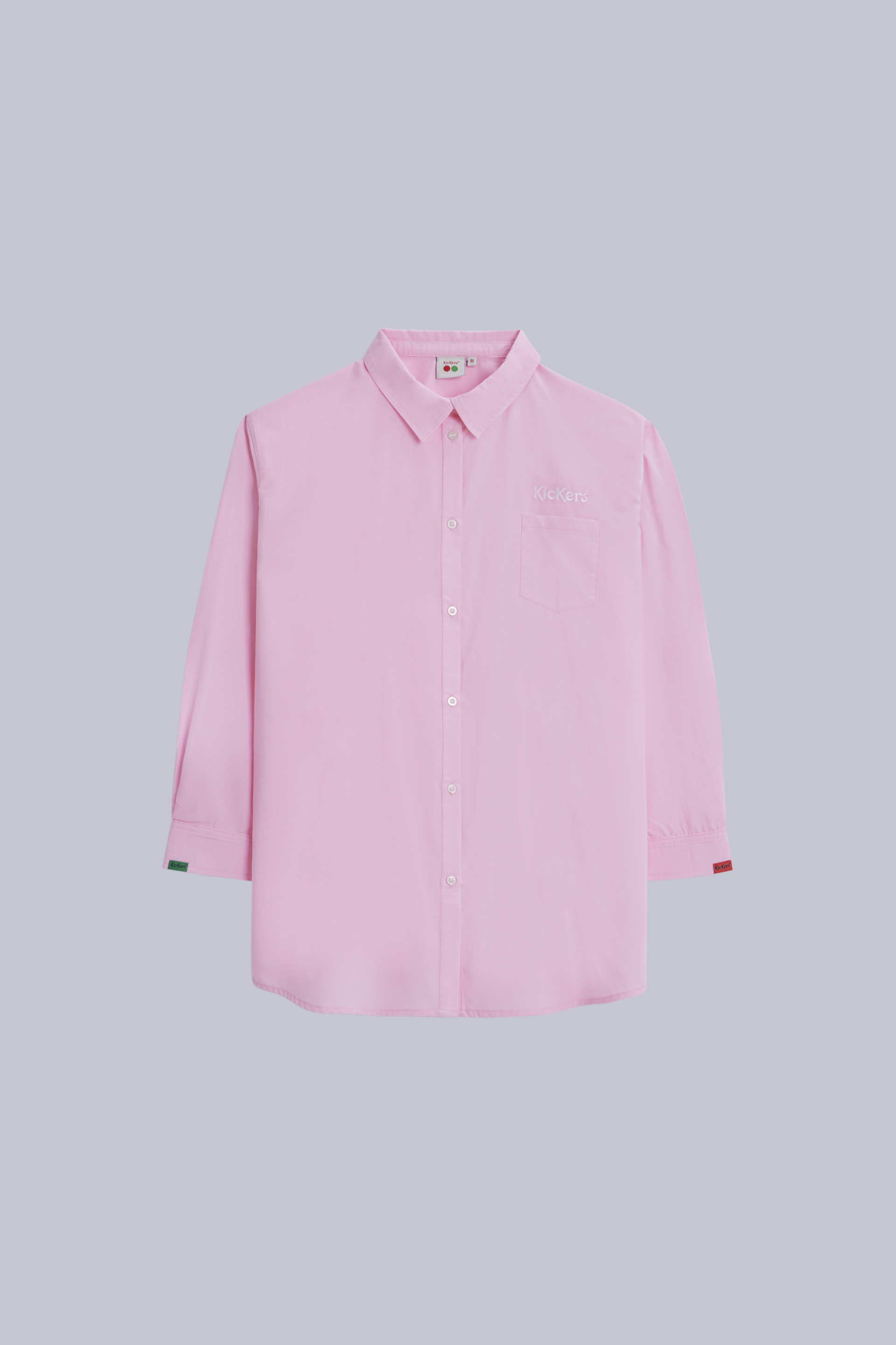 Kick Dress - Robe chemise rose pour femme - Kickers © Site Officiel