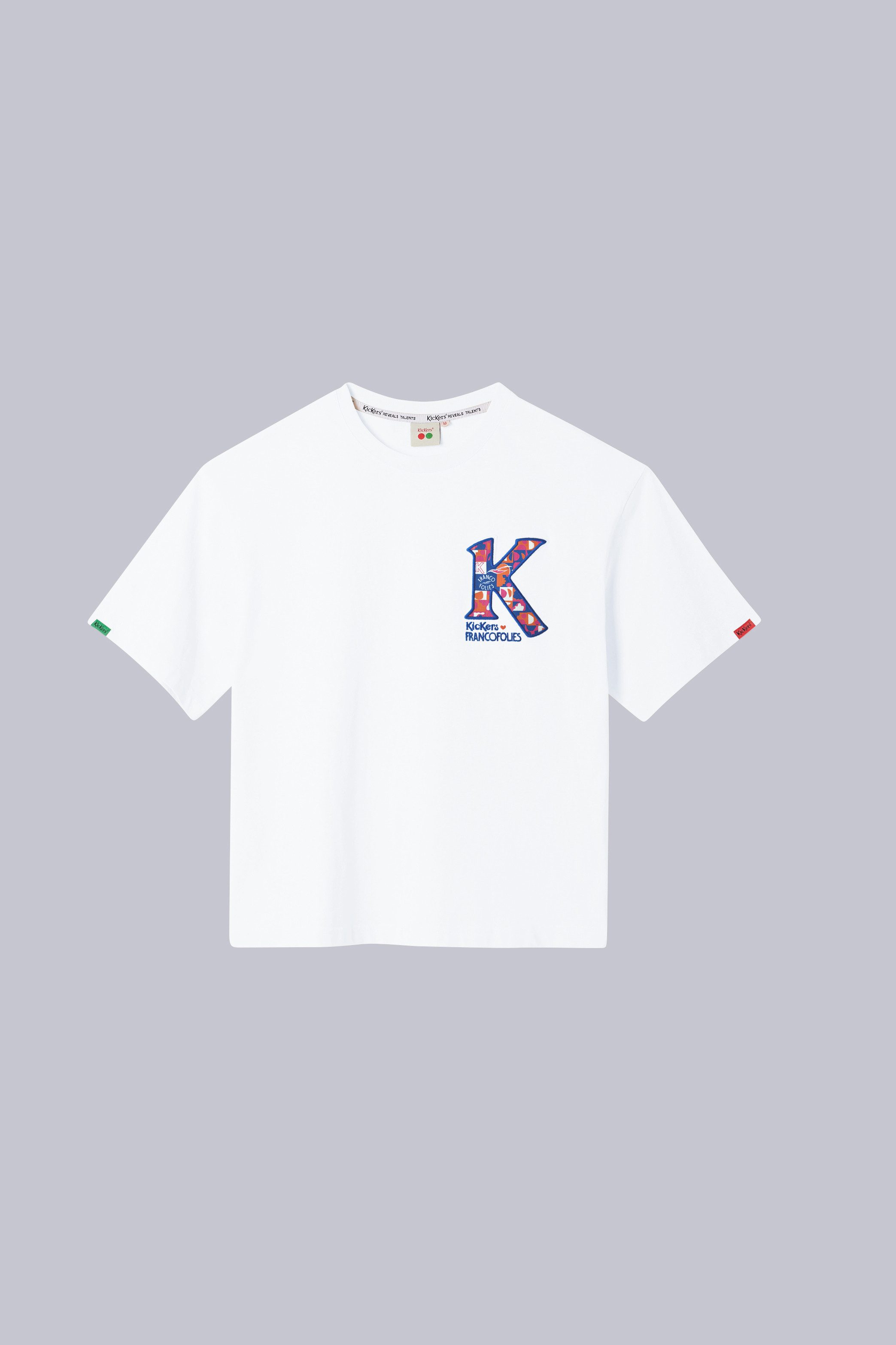 Kickers x Les Francofolies - T-shirt blanc pour femme et homme - Kickers © Site Officiel