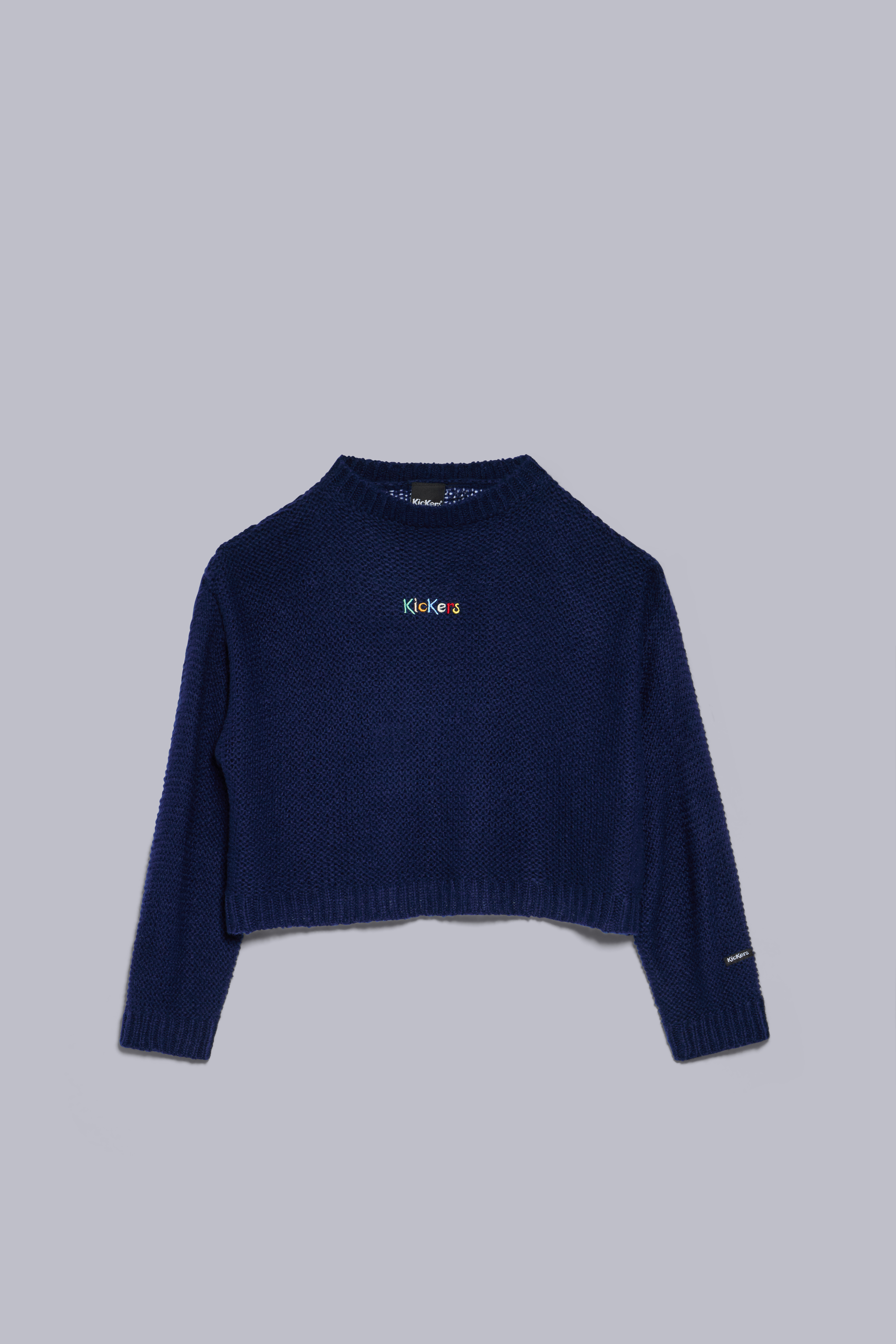 Kick Wrack navy sweatshirt for woman - Kickers © Official website
