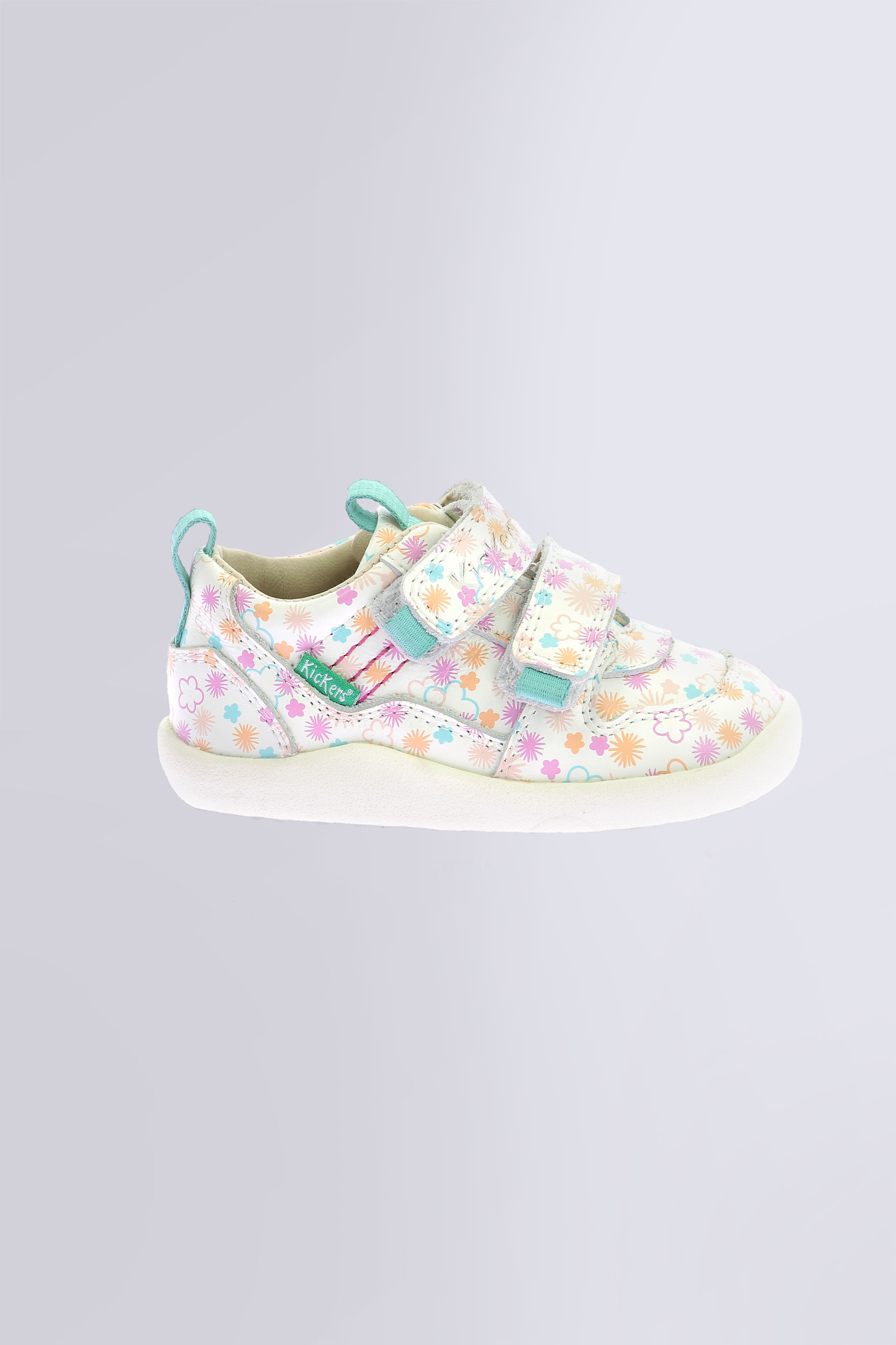 Kick Frapy | White Floral Trainers for Girls | Kickers © Official Site Kick Frapy | White Floral Trainers for Girls | Kickers © Official Site