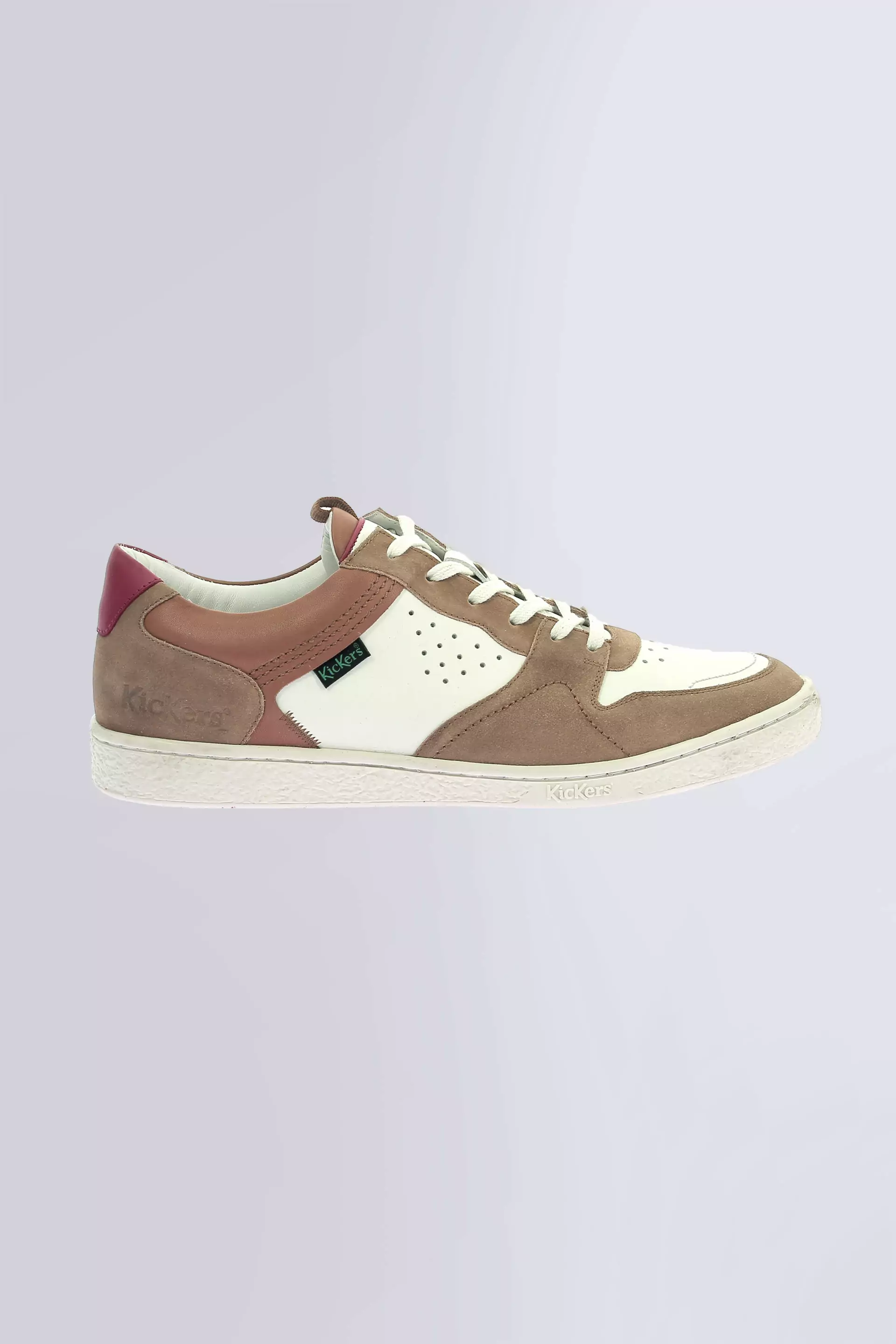 Kick Sackers - Sneakers camello, blanquecino y rojo para hombre - Kickers © Página oficial