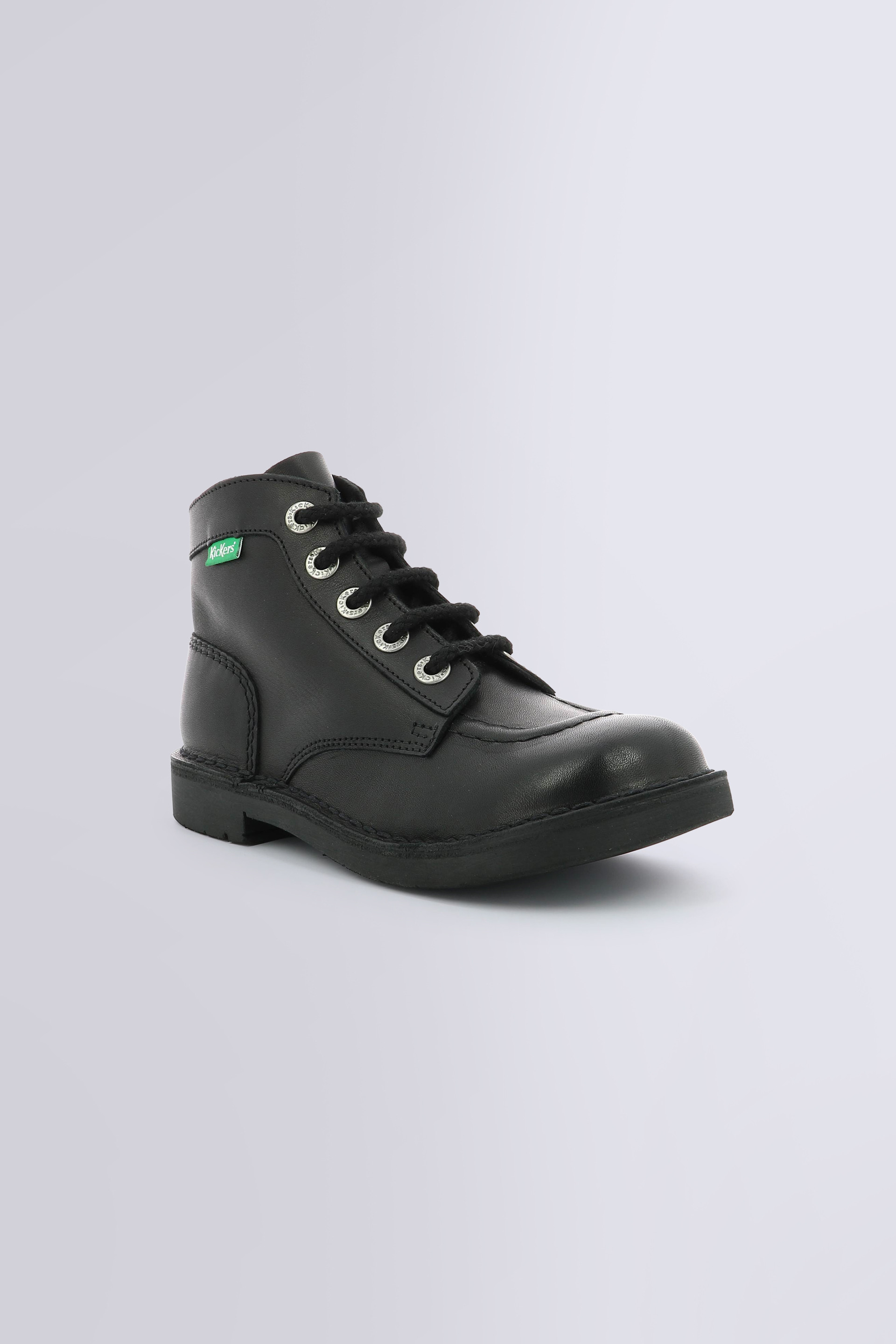 Kick Col - Bottines noires pour fille et garçon - Kickers © Officiel