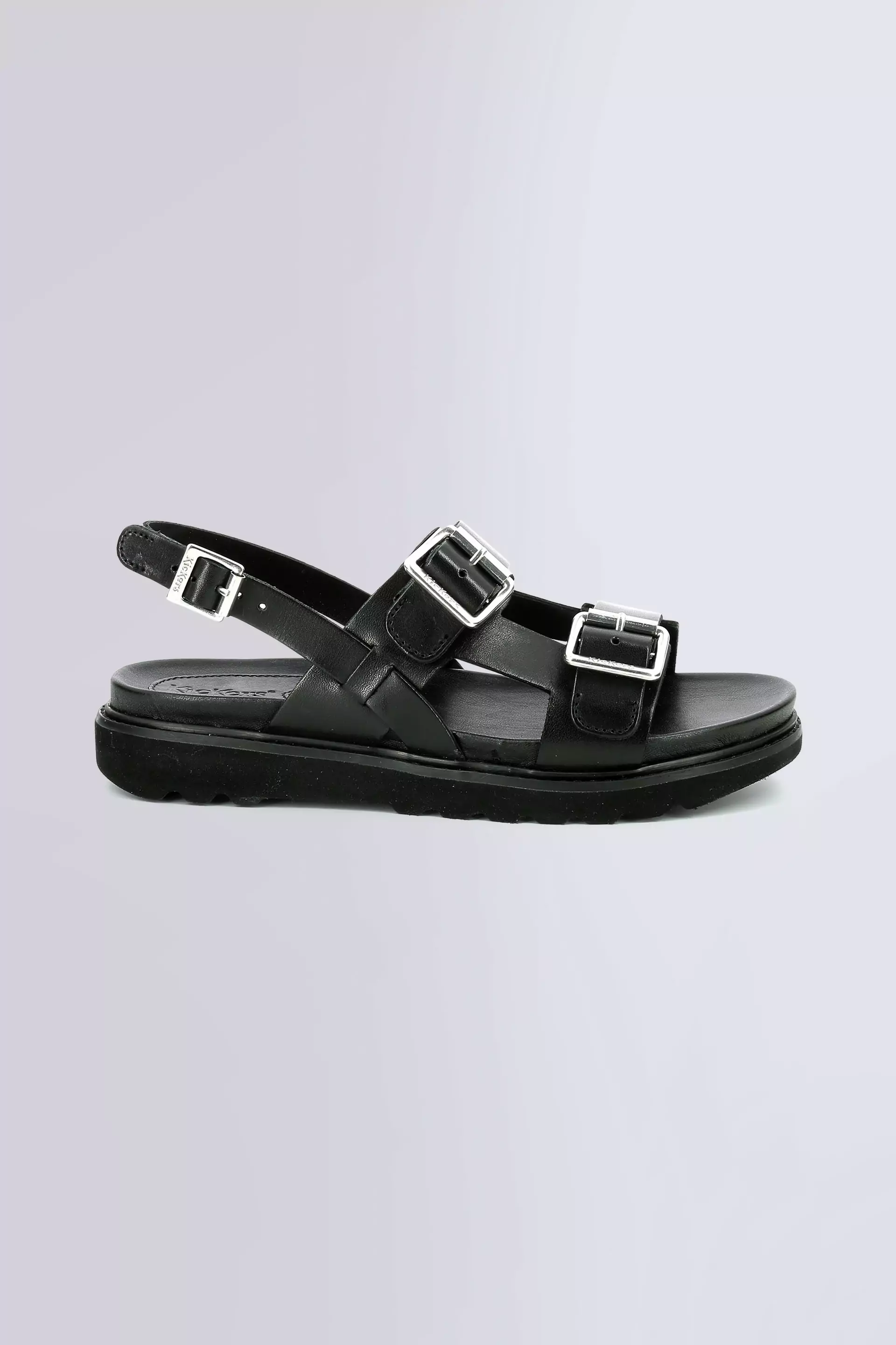 Neosummer black sandals for woman - Kickers © Official website