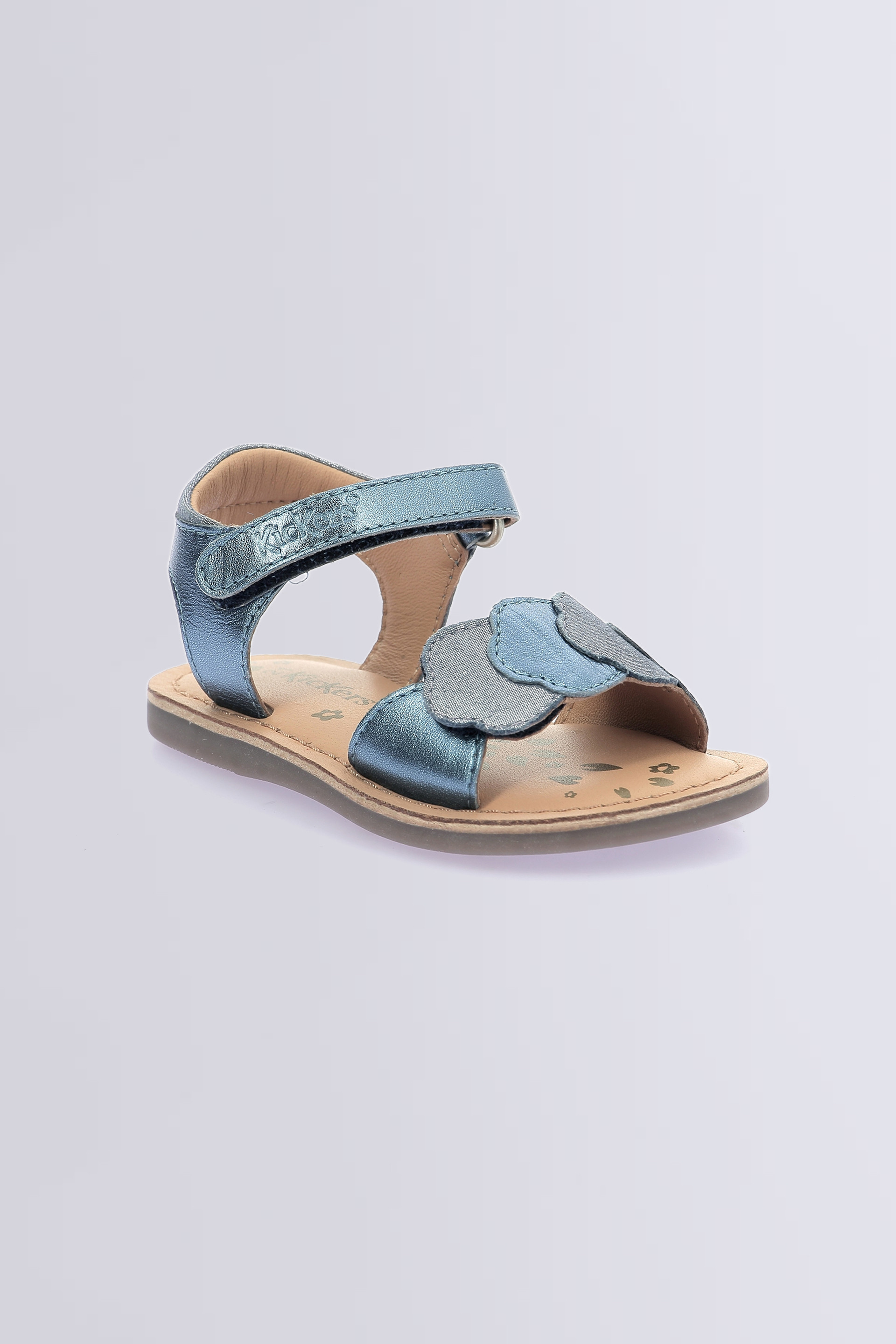 Dyastar | Iridescent Blue Sandals for Girls | Kickers © Official Site Dyastar | Iridescent Blue Sandals for Girls | Kickers © Official Site