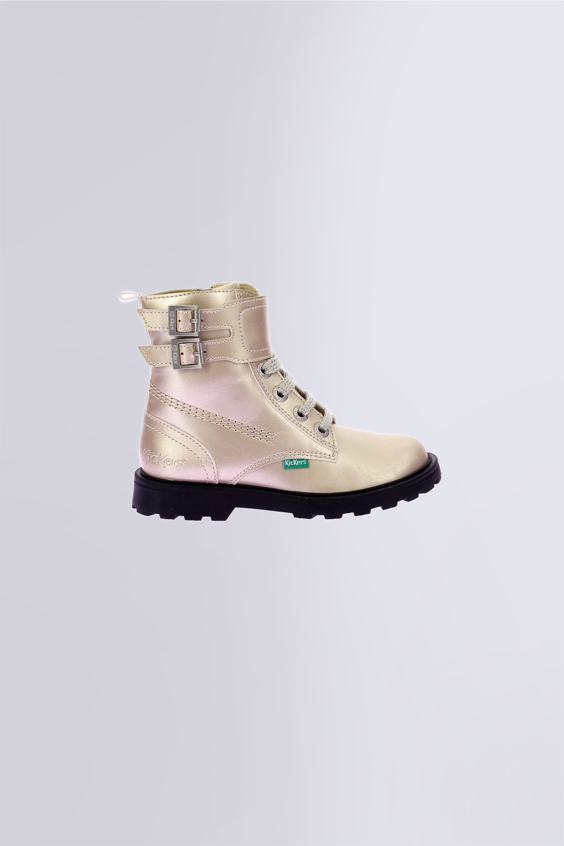 Kick Blush | Bottines dorées pour fille | Kickers © Site Officiel