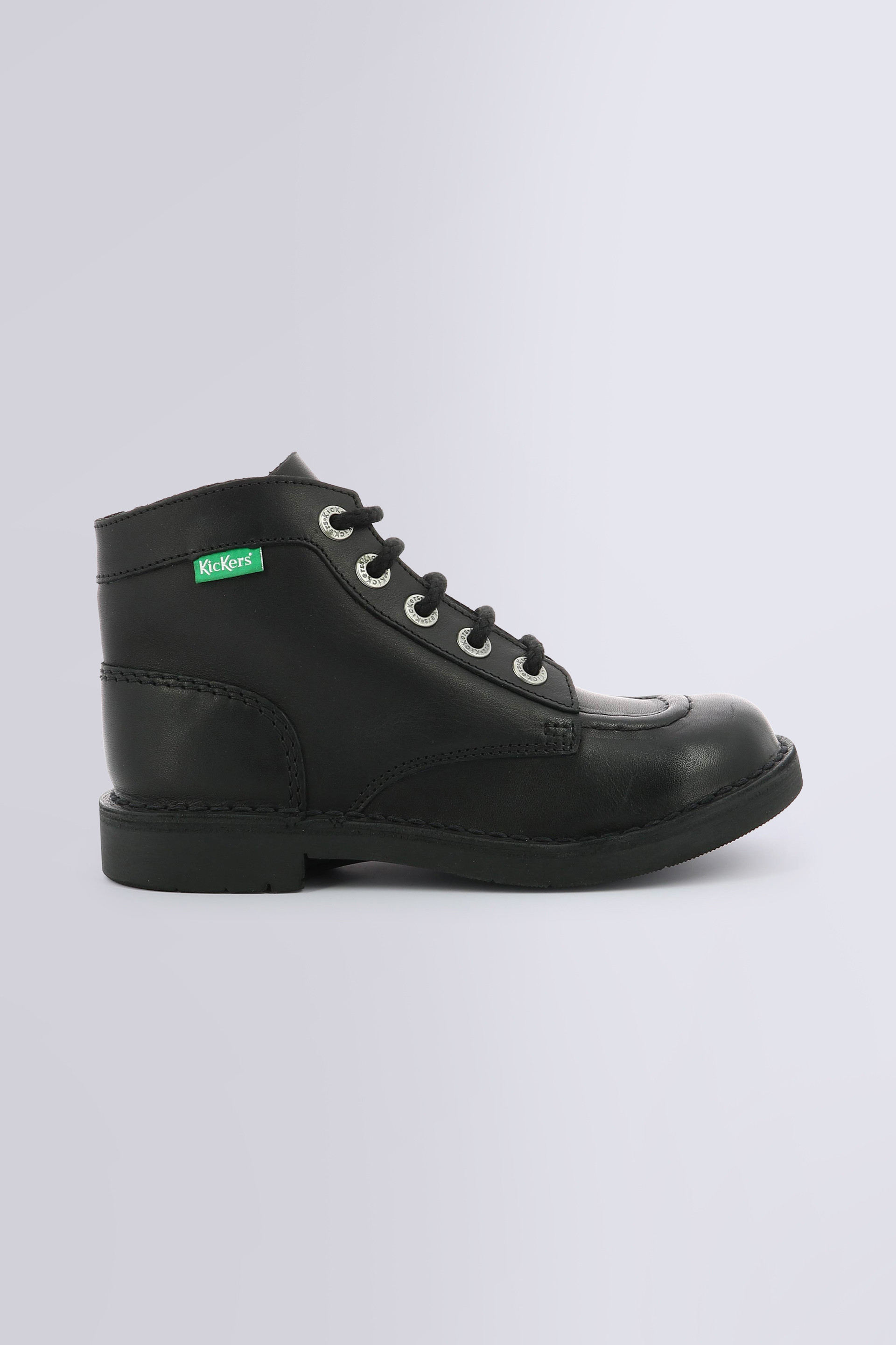 Kick Col - Bottines noires pour fille et garçon - Kickers © Officiel