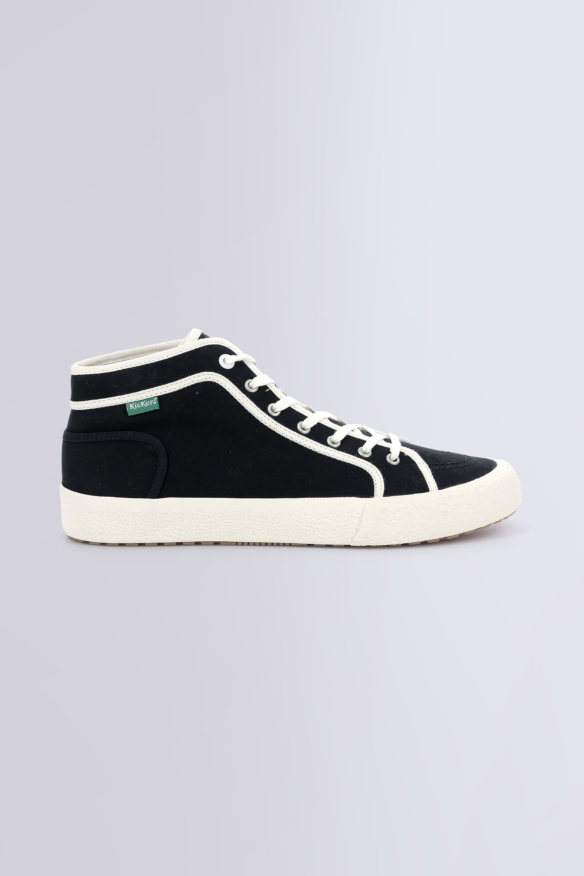 Arveiler - Baskets hautes noir et blanc pour homme - Kickers © Site Officiel