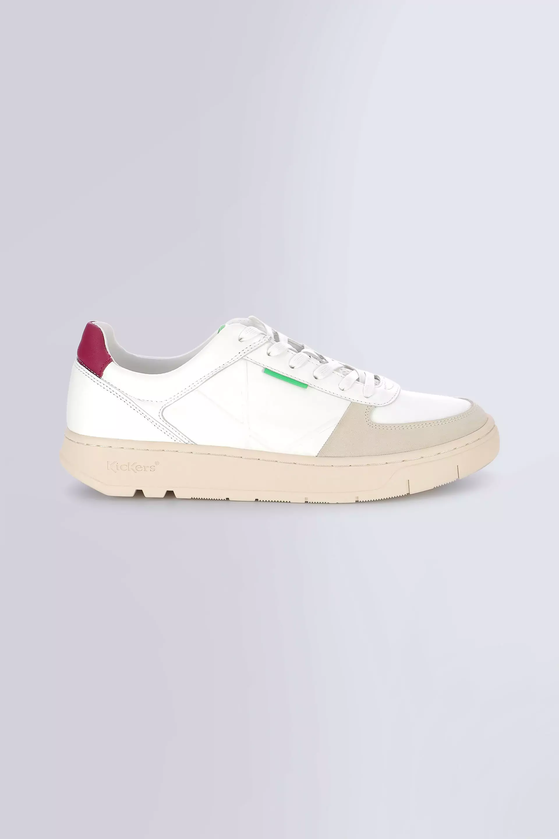 Kick Allow - Sneaker in weiß und weinrot für Damen und Herren - Kickers © Offizielle Website