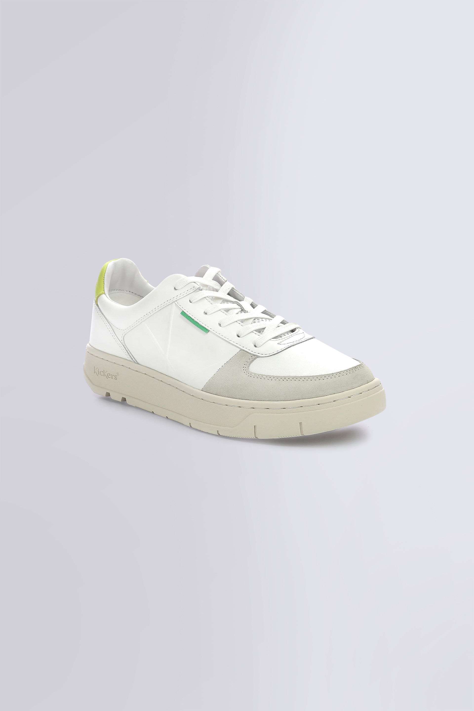 Kick Allow Blanc Jaune Fluo