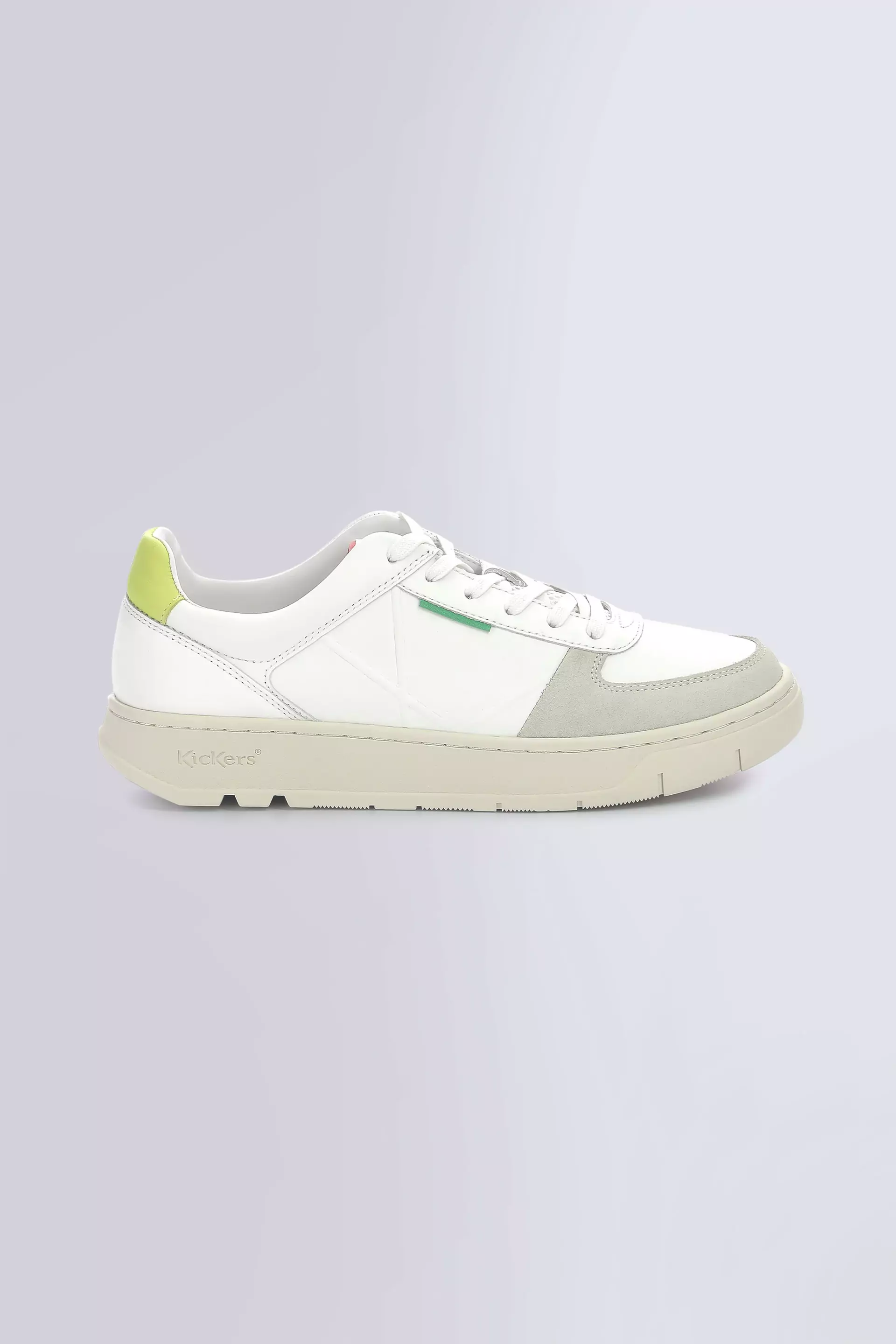 Kick Allow - Sneaker in weiß und neongelb für Damen und Herren - Kickers © Offizielle Website Kick Allow - Sneaker in weiß und neongelb für Damen und Herren - Kickers © Offizielle Website