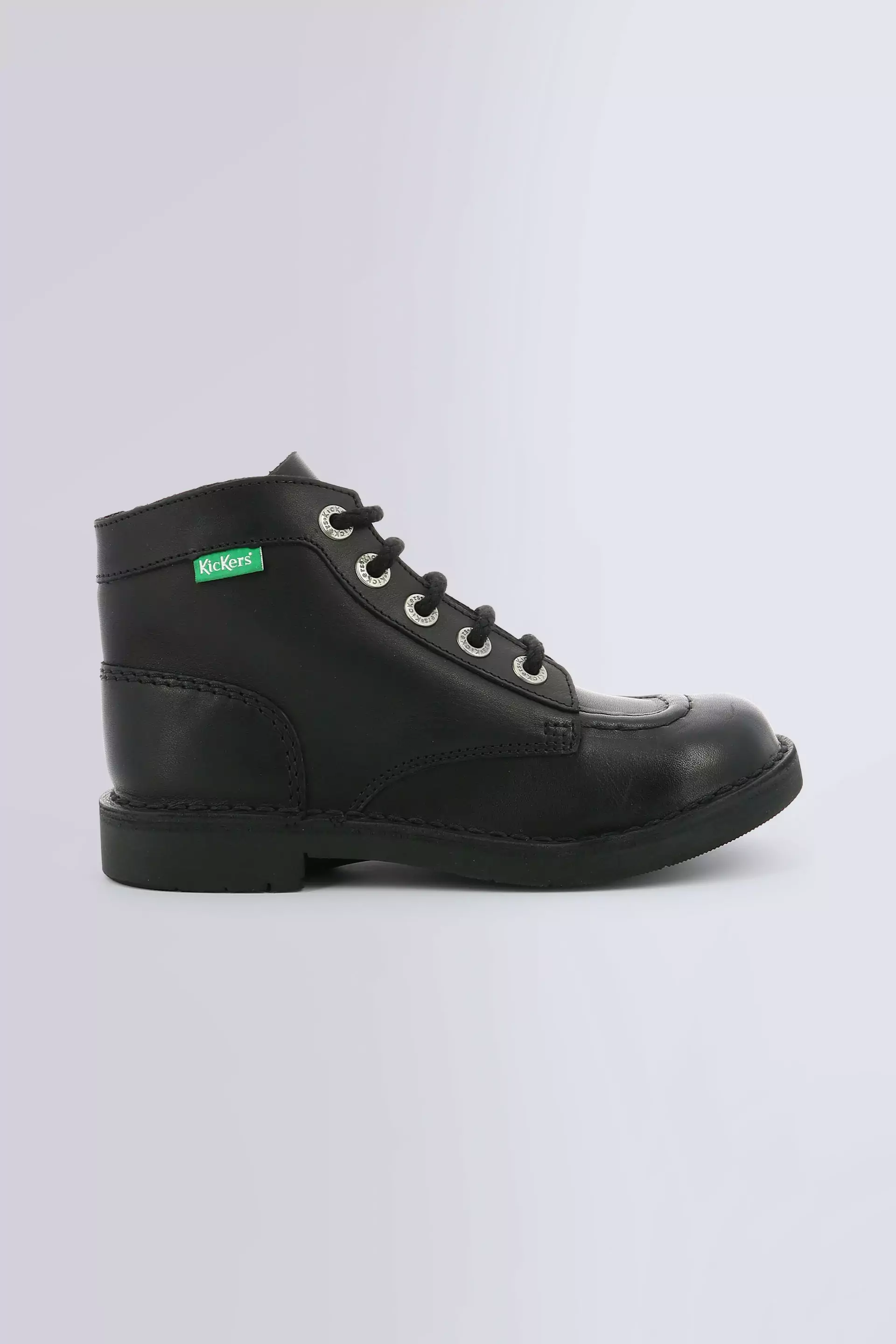 Kick Col - Bottines noires pour fille et garçon - Kickers © Officiel