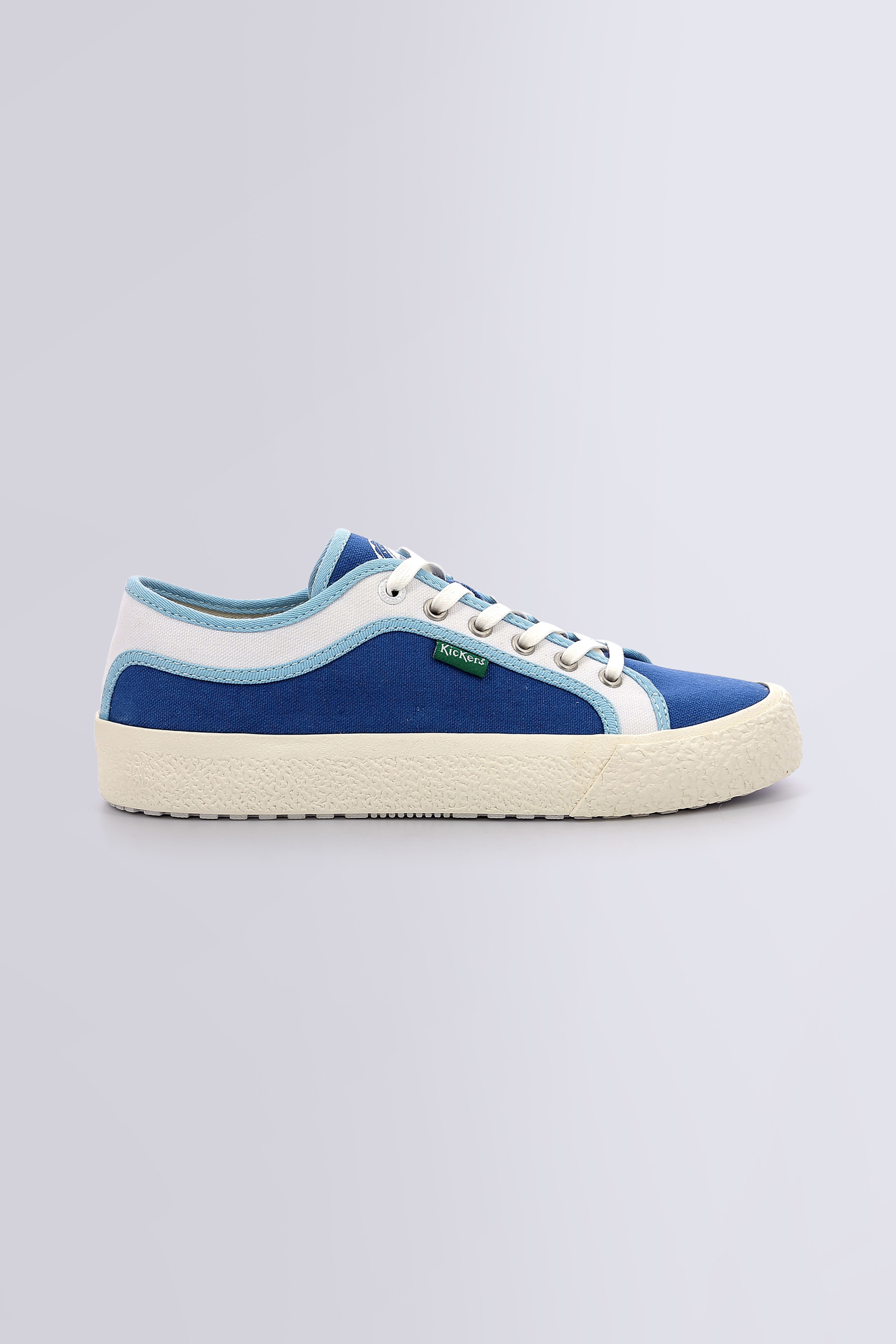 Arveil - Baskets bleue et blanche pour femme - Kickers © Site Officiel