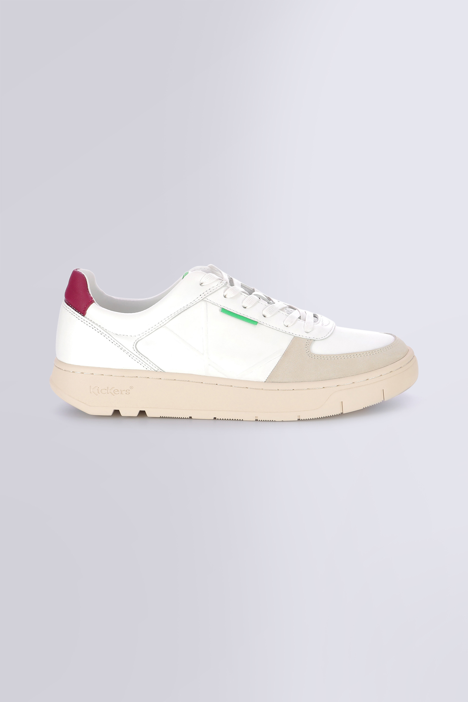 Kick Allow Blanco burdeos