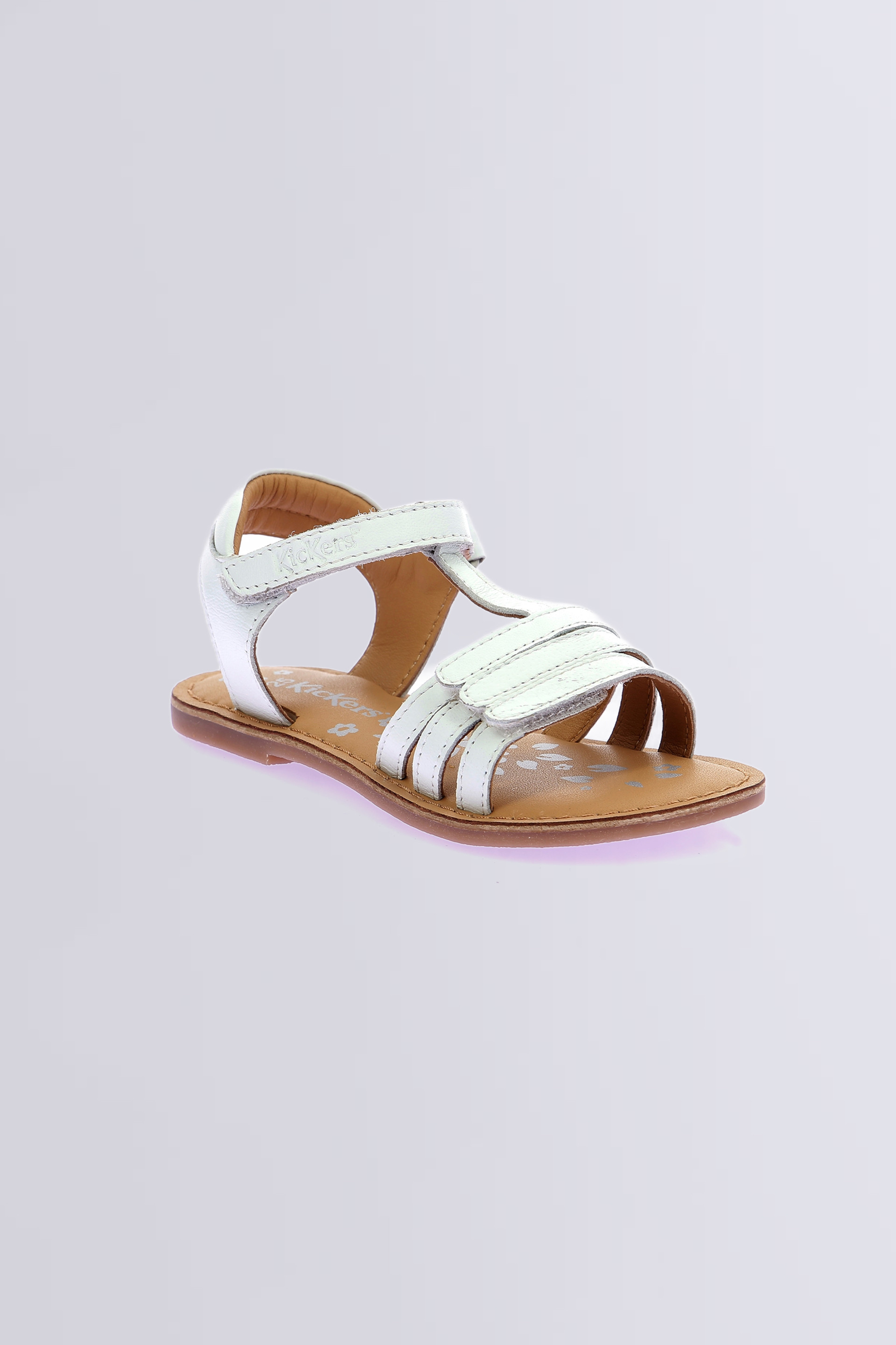 Diamanto - Sandali bianco da ragazza - Kickers © Sito ufficiale