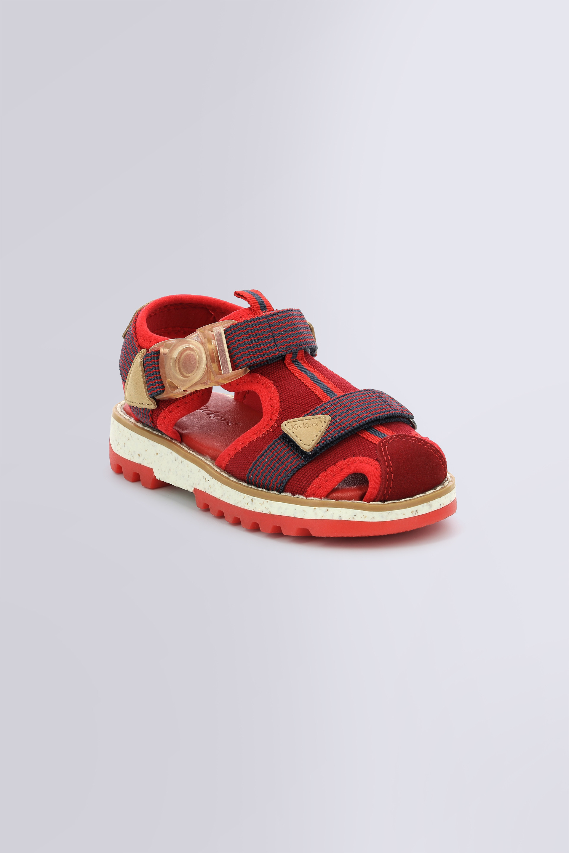 Kickclic - Sandalen in rot und marineblau für Jungen - Kickers © Offizielle Website Kickclic - Sandalen in rot und marineblau für Jungen - Kickers © Offizielle Website