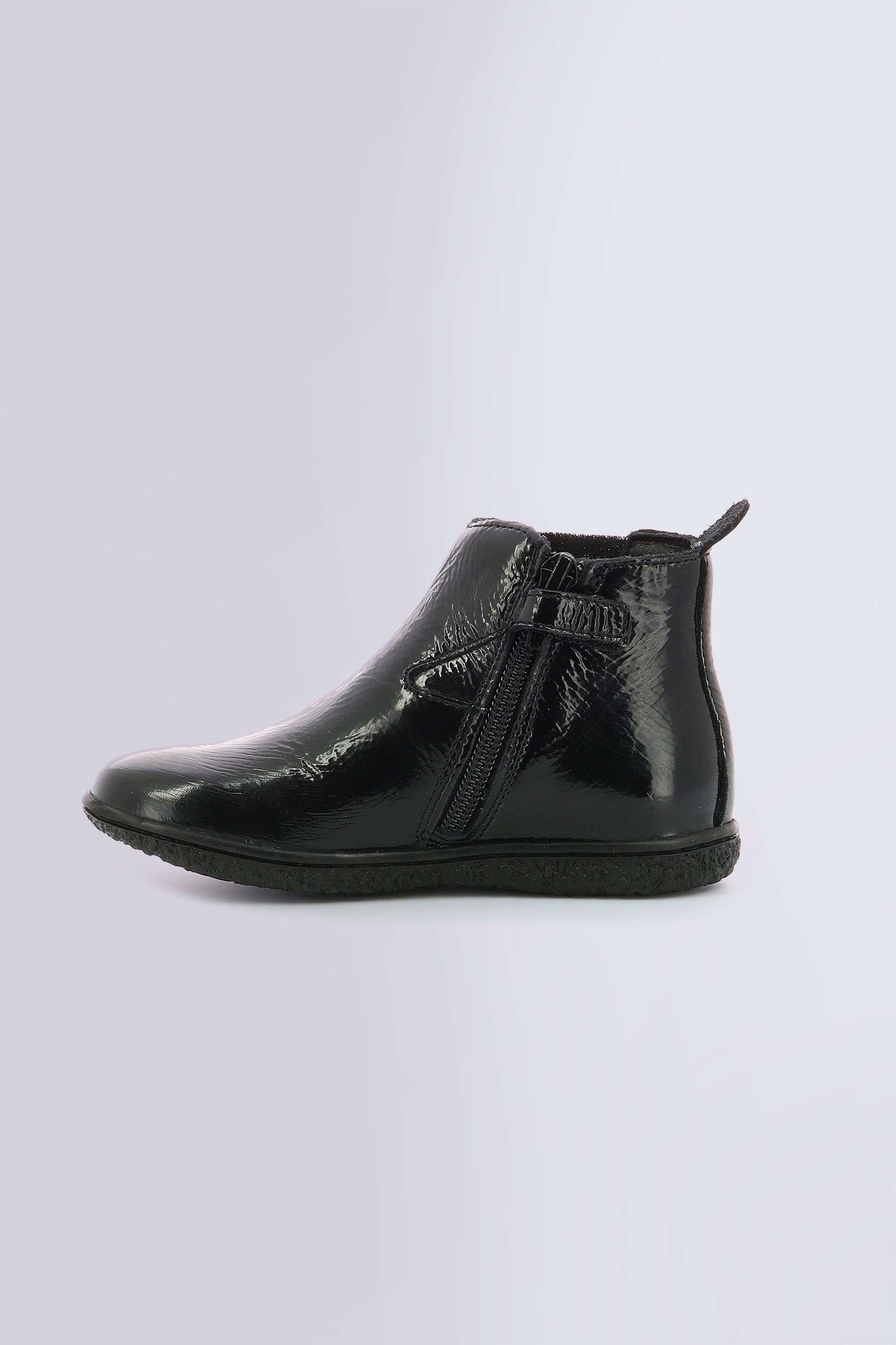 VERMILLON PATENT BLACK