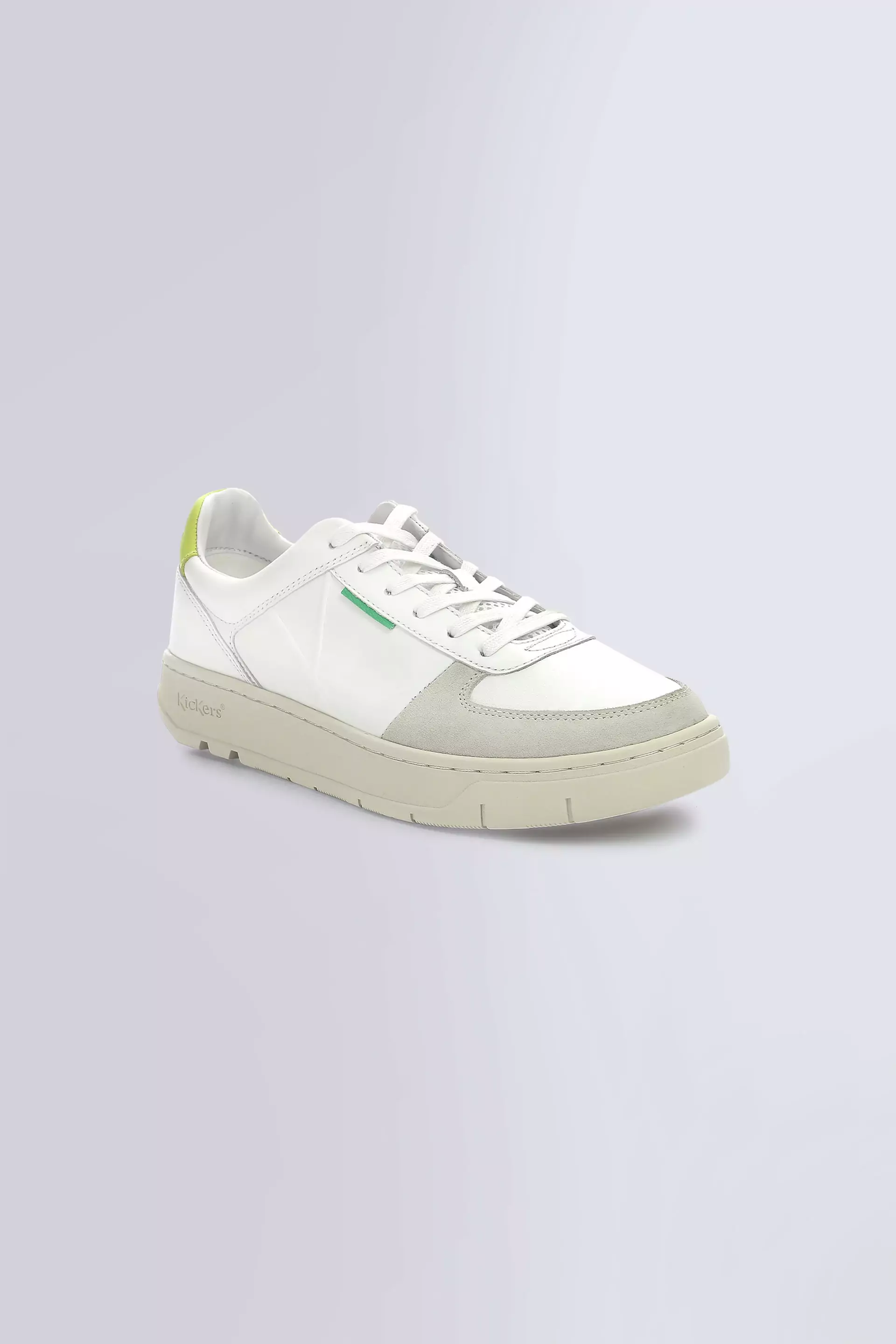 Kick Allow - Sneaker in weiß und neongelb für Damen und Herren - Kickers © Offizielle Website Kick Allow - Sneaker in weiß und neongelb für Damen und Herren - Kickers © Offizielle Website