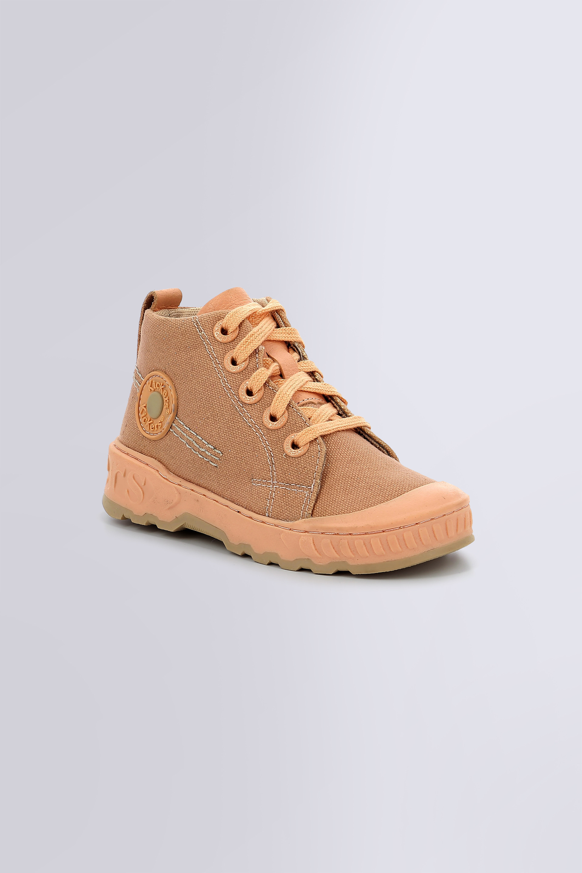 Kickrup - Baskets hautes nude pour fille - Kickers © Site Officiel