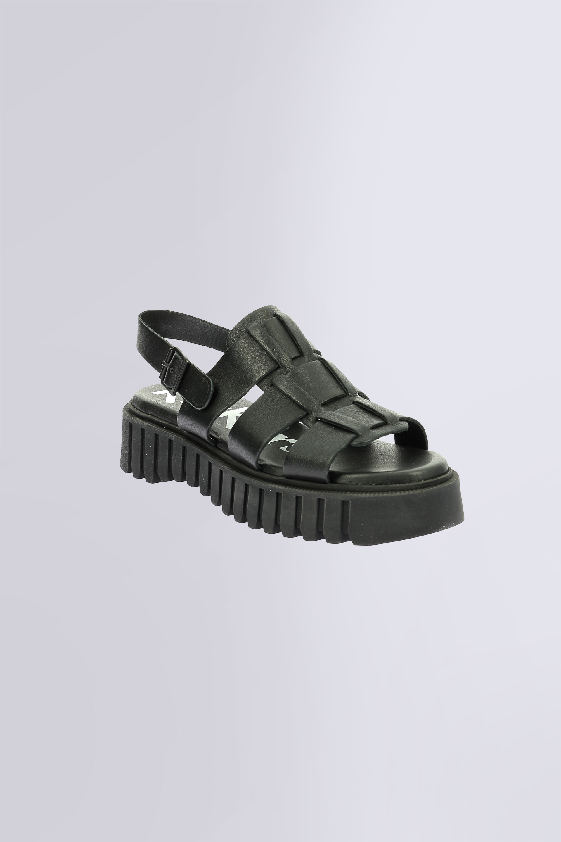 Kick Faliya black sandals for woman - Kickers © Official website