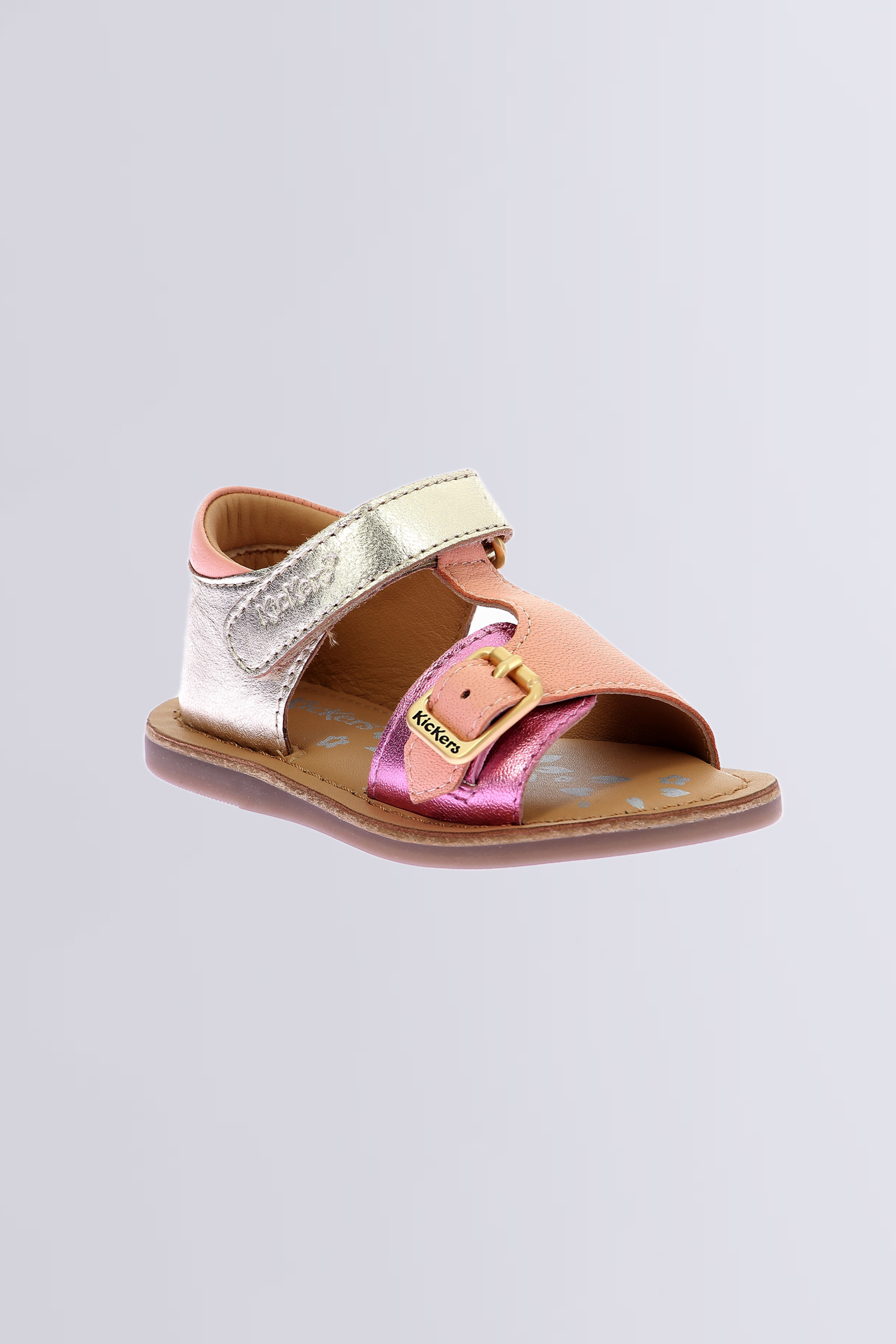 Diazzy | Gold and pink sandals for babies | Kickers © Official Site Diazzy | Gold and pink sandals for babies | Kickers © Official Site