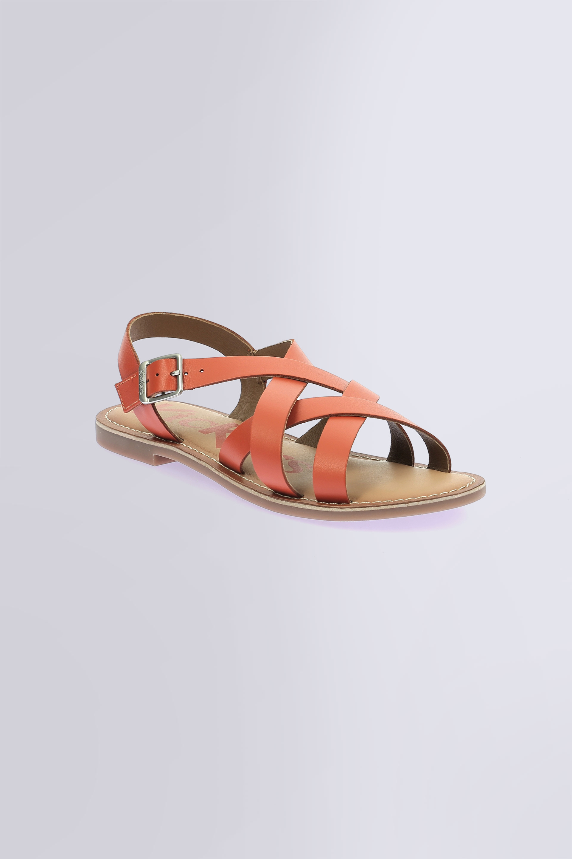 Kick Diana - Sandales orange pour femme - Kickers © Site Officiel Kick Diana - Sandales orange pour femme - Kickers © Site Officiel