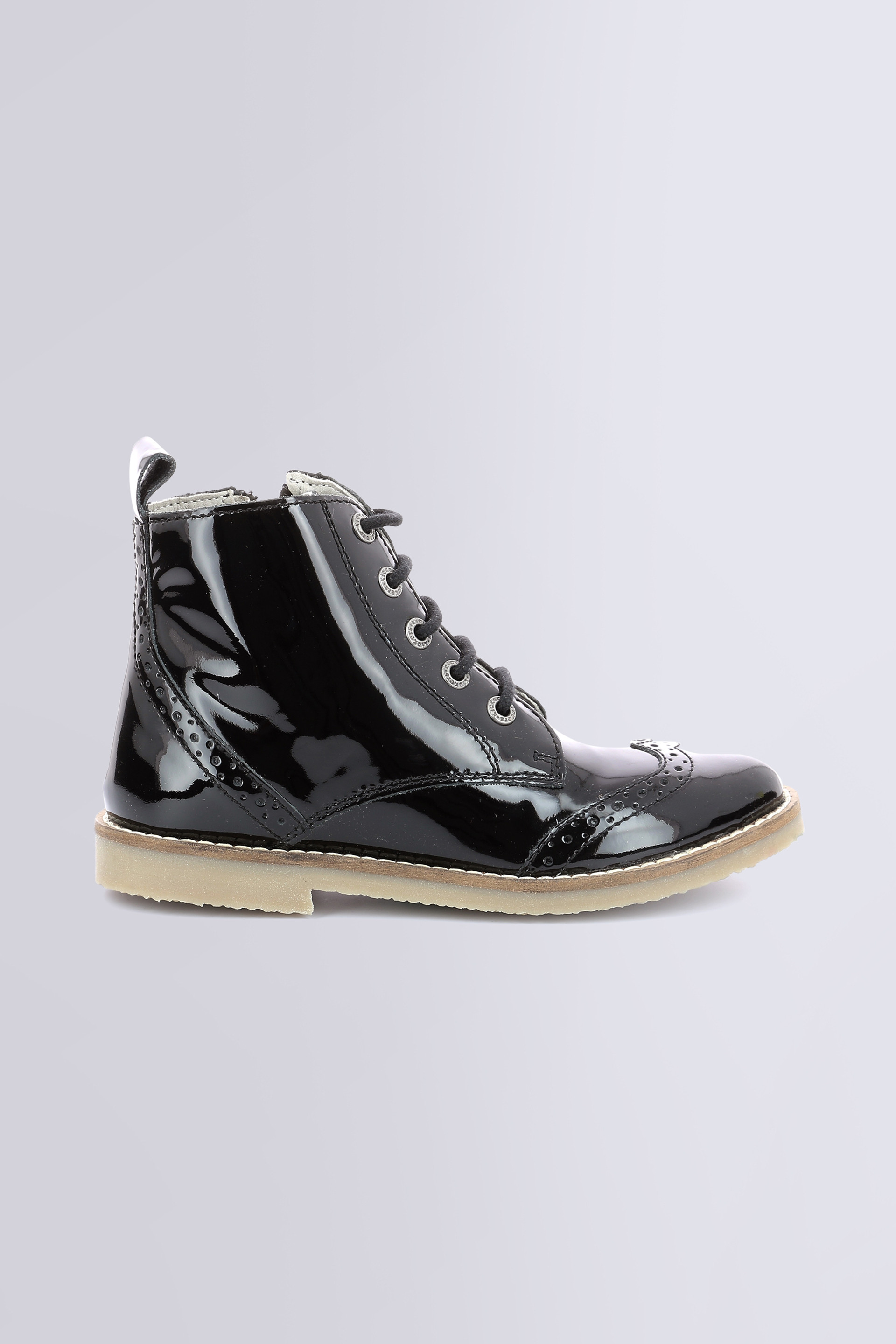Tyrol | Black Patent Girls’ Boots | Kickers © Official Site