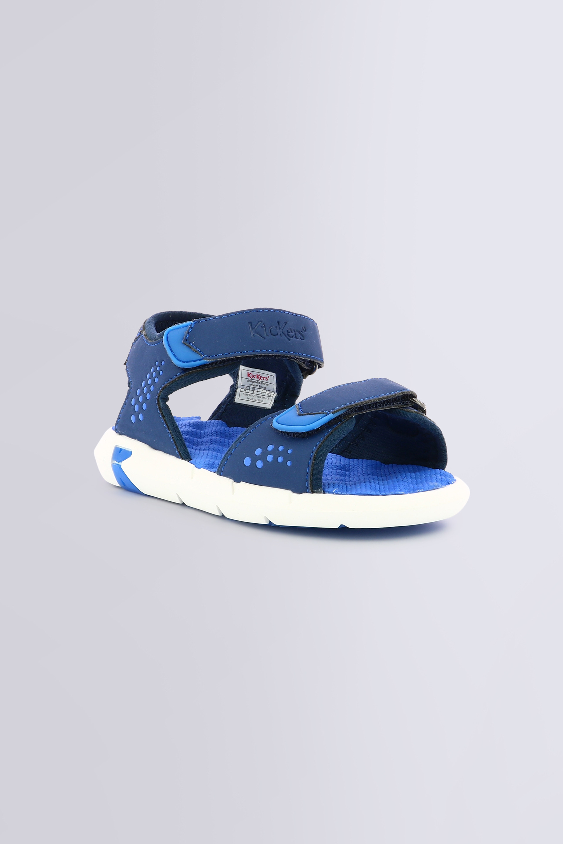 Jumangap | Blaue und weiße Sandalen für Jungen | Kickers © Offizielle Webseite