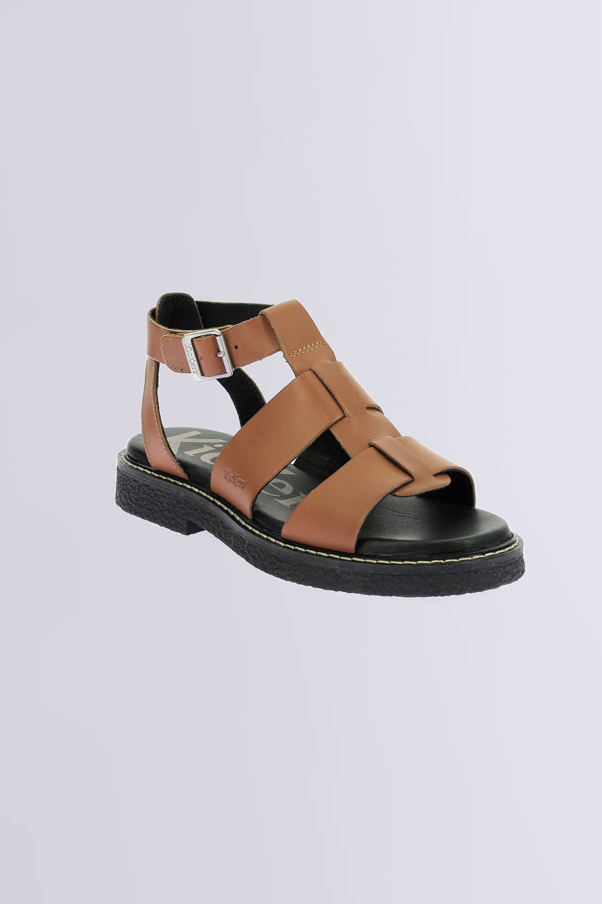 Kick Lila - Sandales camel pour femme - Kickers © Site Officiel