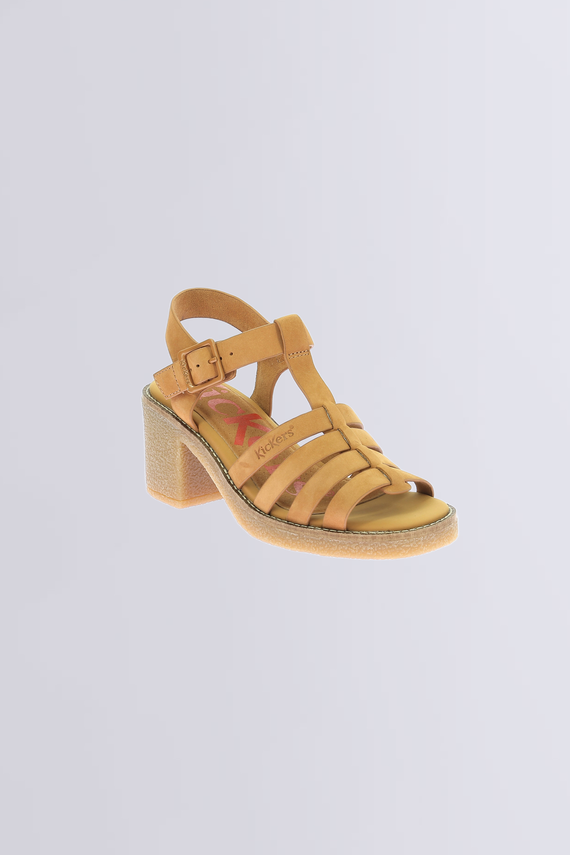 Kick Volyne - Camel sandals for woman - Kickers © Official website