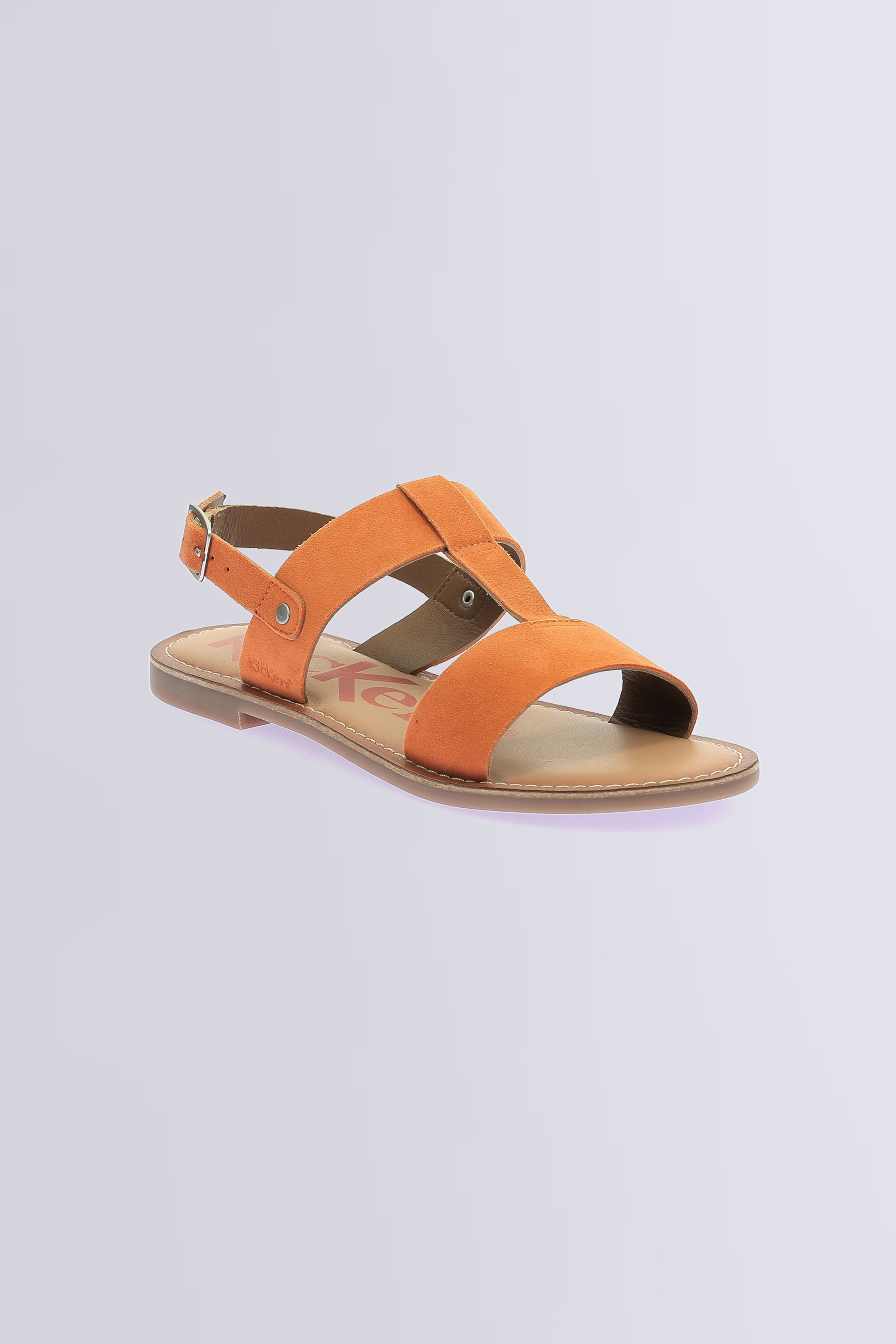 Kick Dines light orange sandals for woman - Kickers © Official website