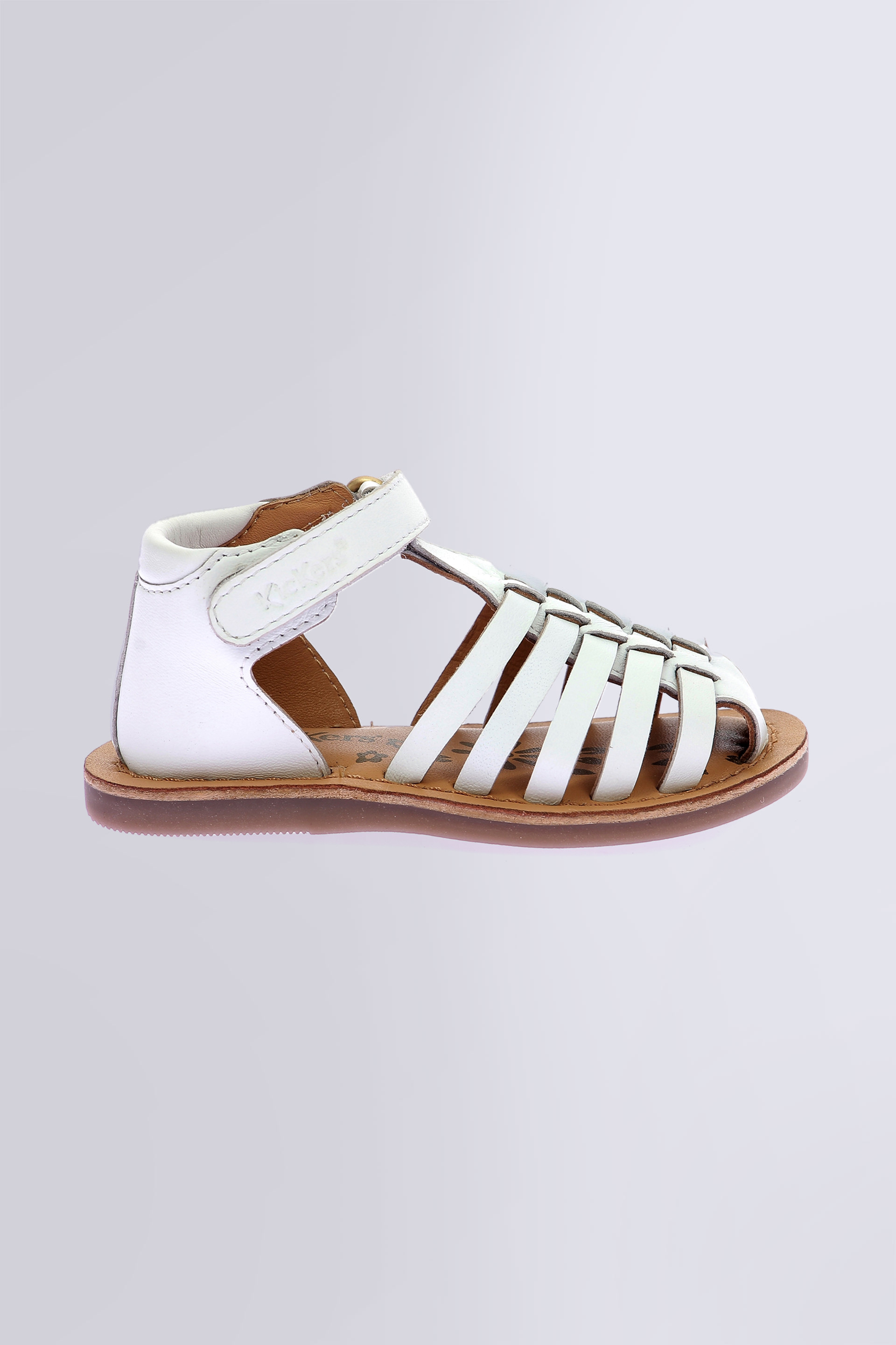 Kick Dilola | Weiße Sandalen für Mädchen | Kickers © Offizielle Webseite