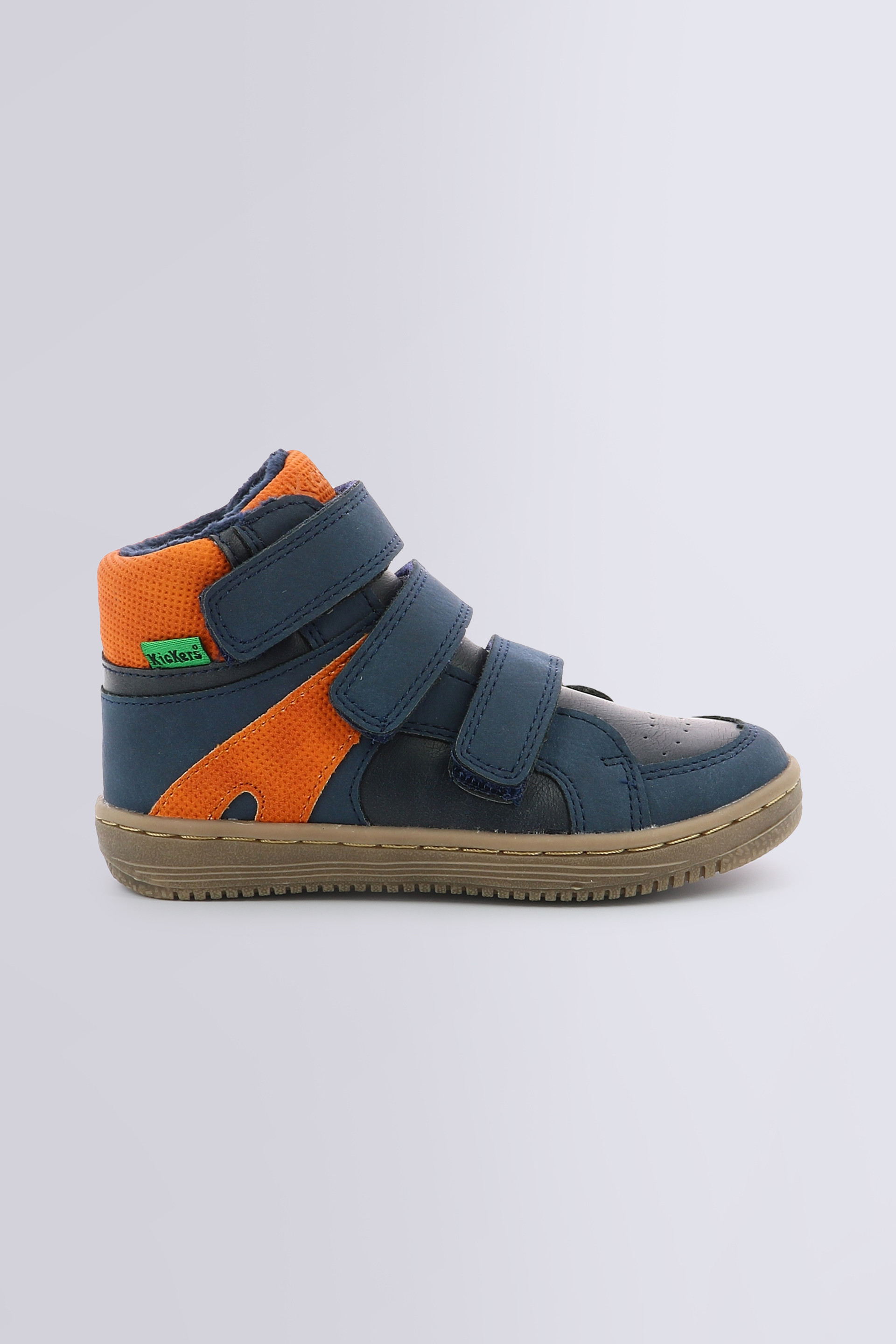 Lohan navy and orange - boys high sneakers - Kickers © Lohan navy and orange - boys high sneakers - Kickers ©