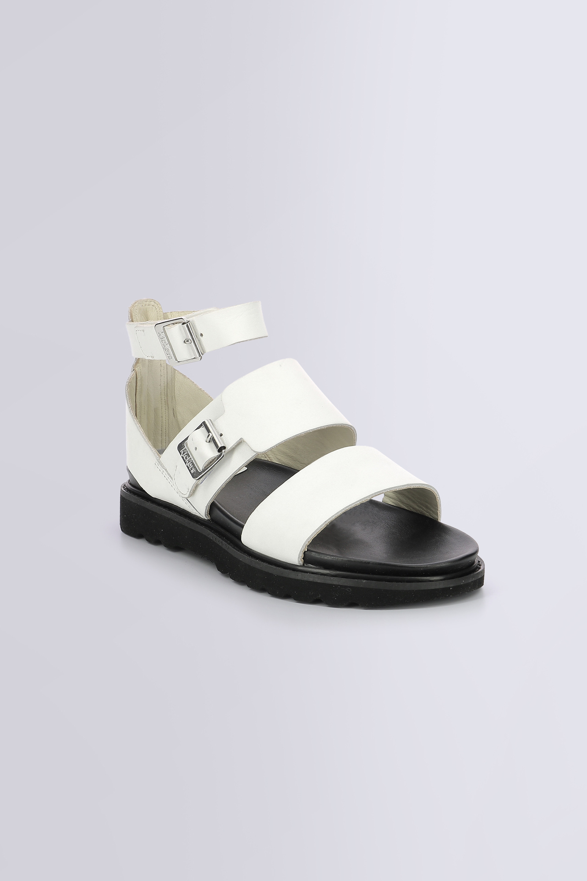 Neostrap white sandals for woman - Kickers © Official website