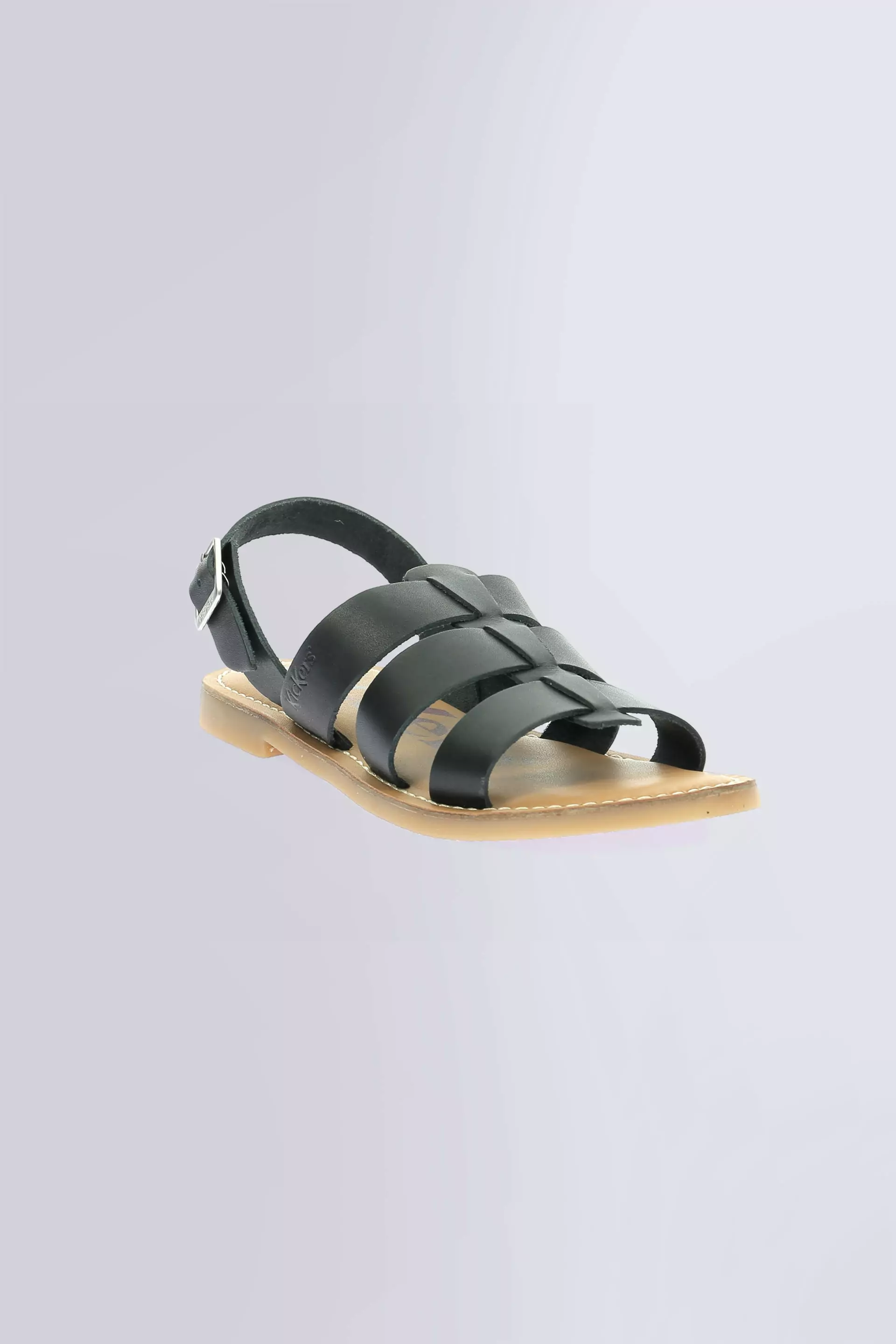 Kick Landor black sandals for woman - Kickers © Official website