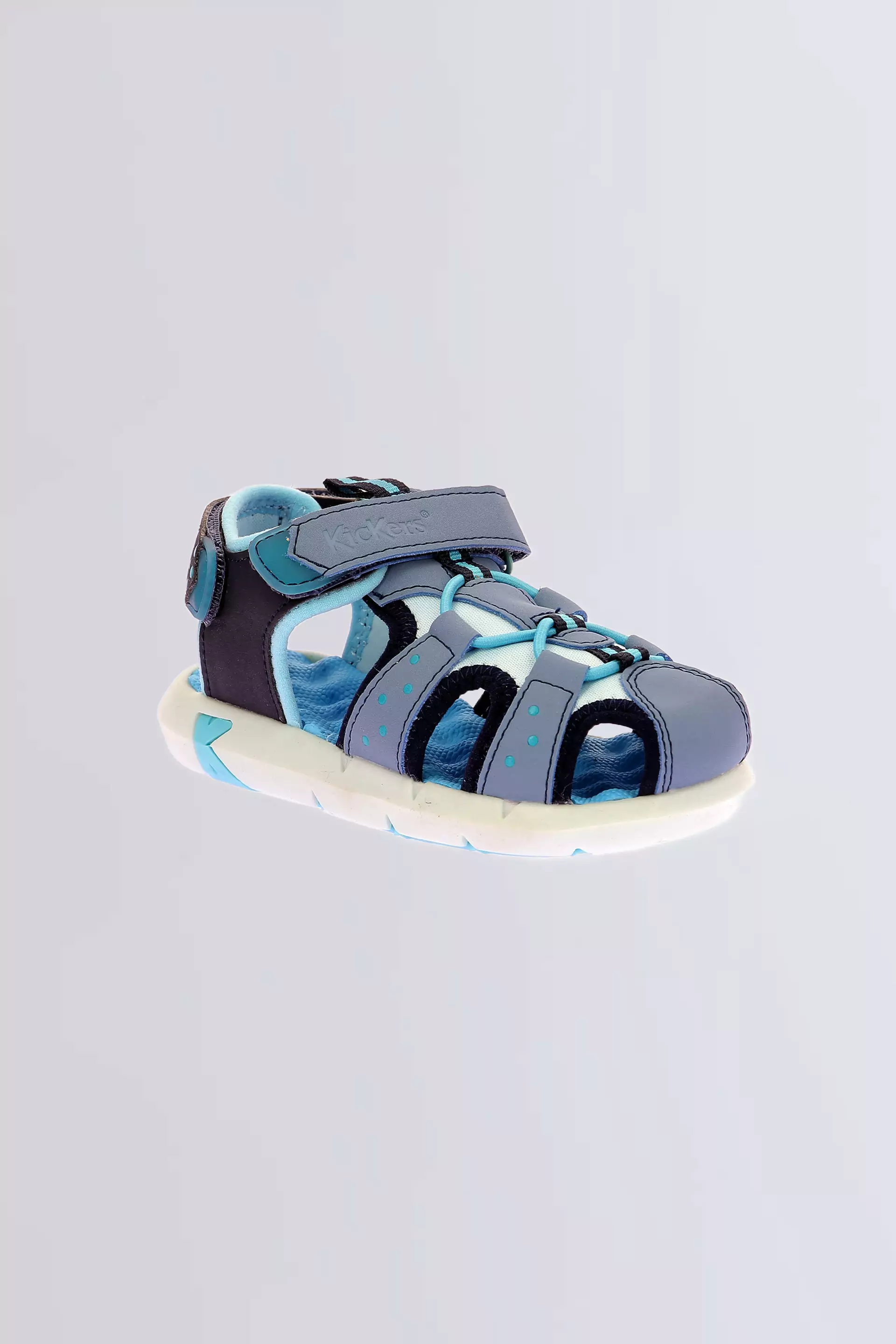 Jumange - Sandalen in blau und marineblau für Jungen - Kickers © Offizielle Website Jumange - Sandalen in blau und marineblau für Jungen - Kickers © Offizielle Website