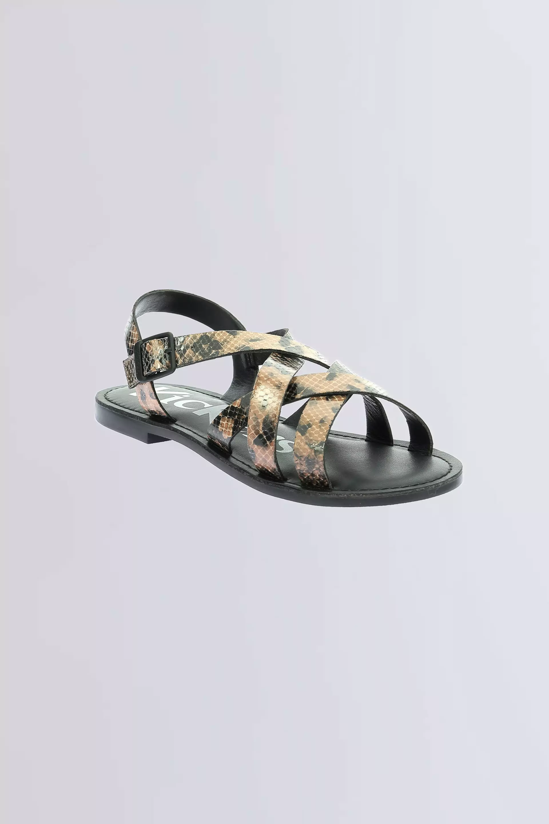 Kick Diana brown and black sandals for woman - Kickers © Official website