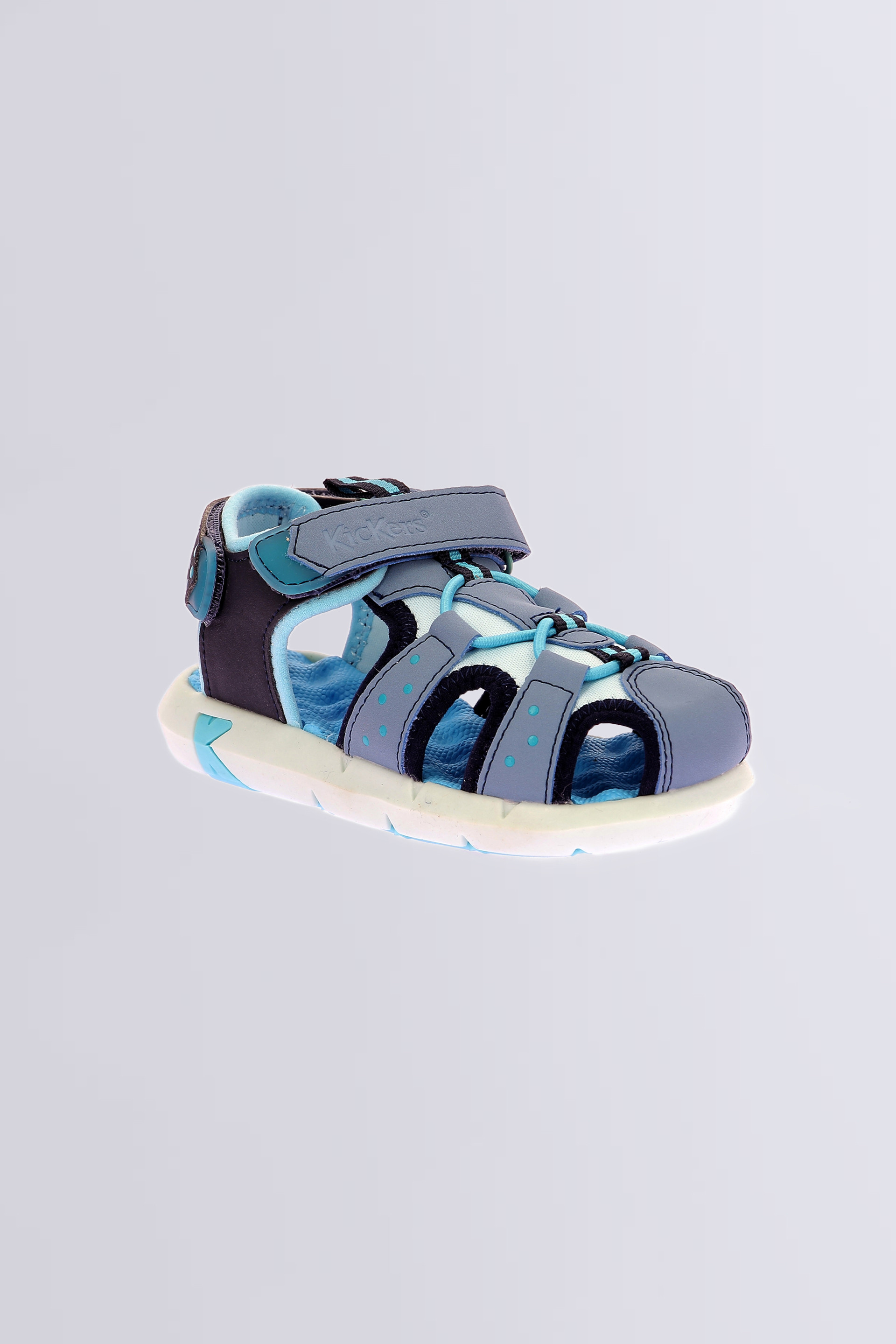 Jumange - Sandalen in blau und marineblau für Jungen - Kickers © Offizielle Website