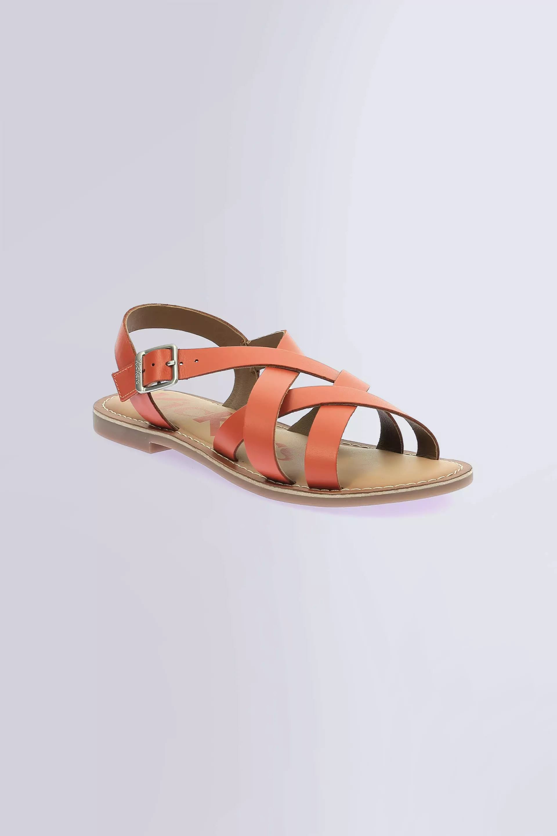 Kick Diana - Sandales orange pour femme - Kickers © Site Officiel