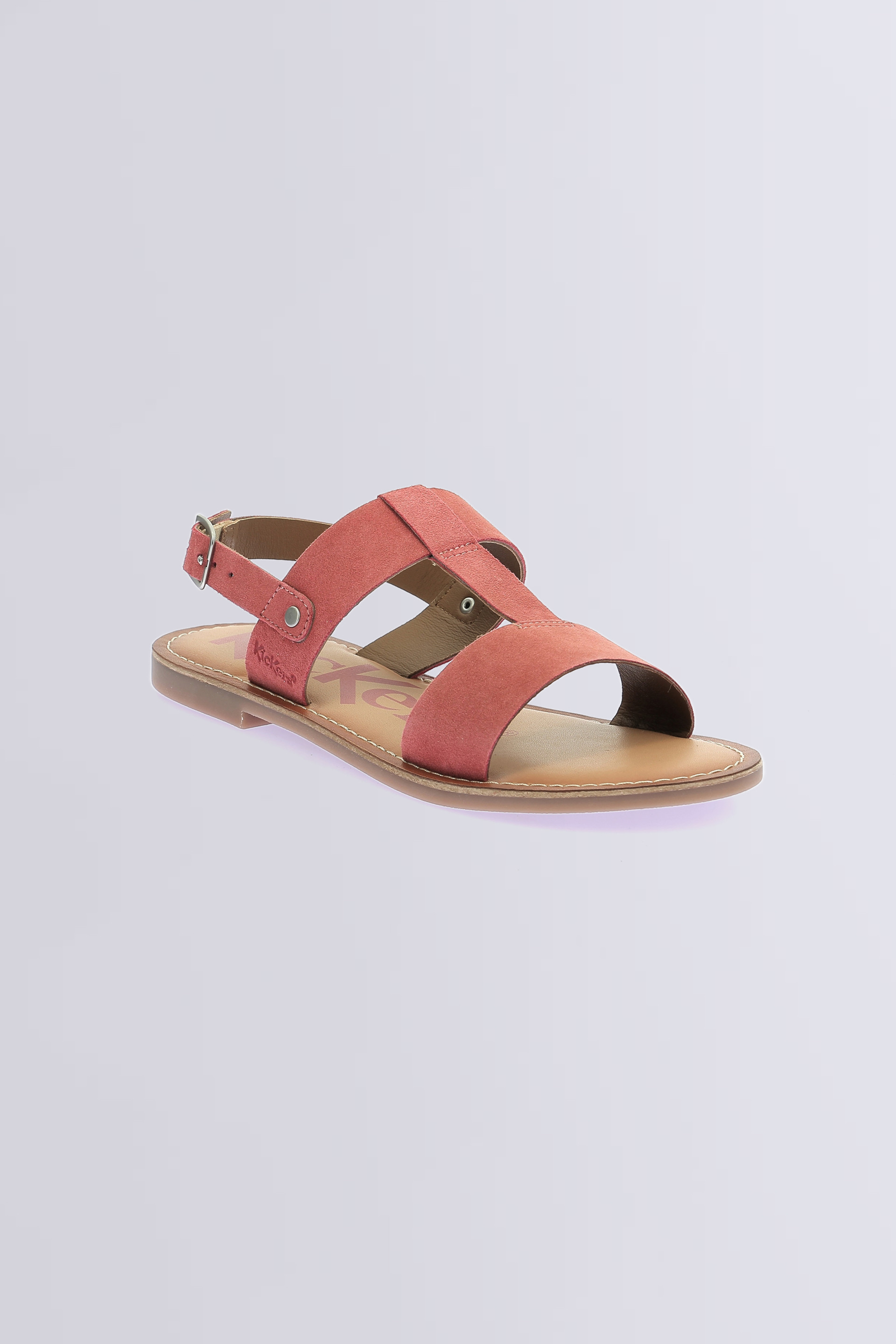 Kick Dines pink sandals for woman - Kickers © Official website