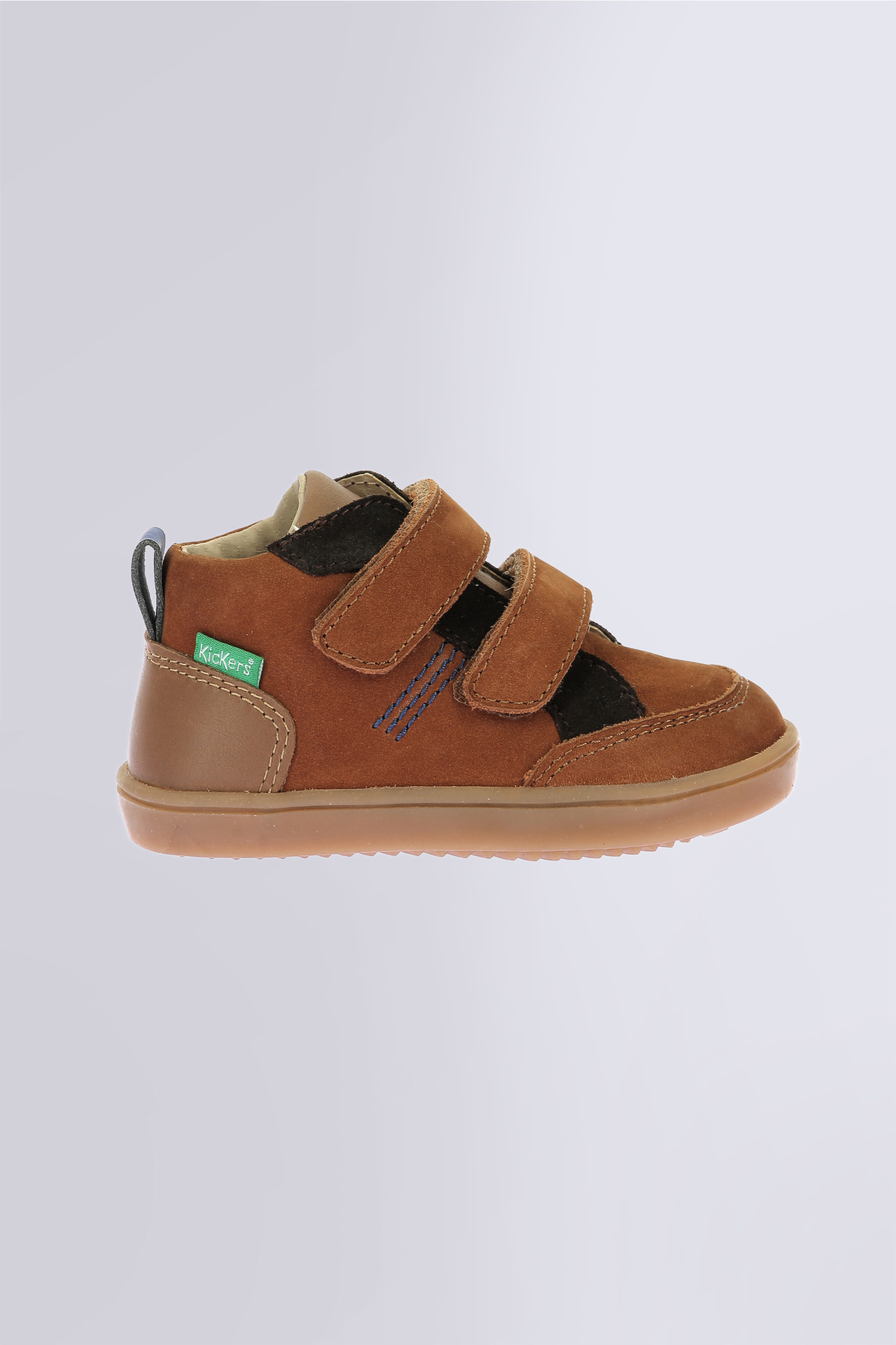 Kick Wetykro | Brown Baby Trainers | Kickers © Official Site