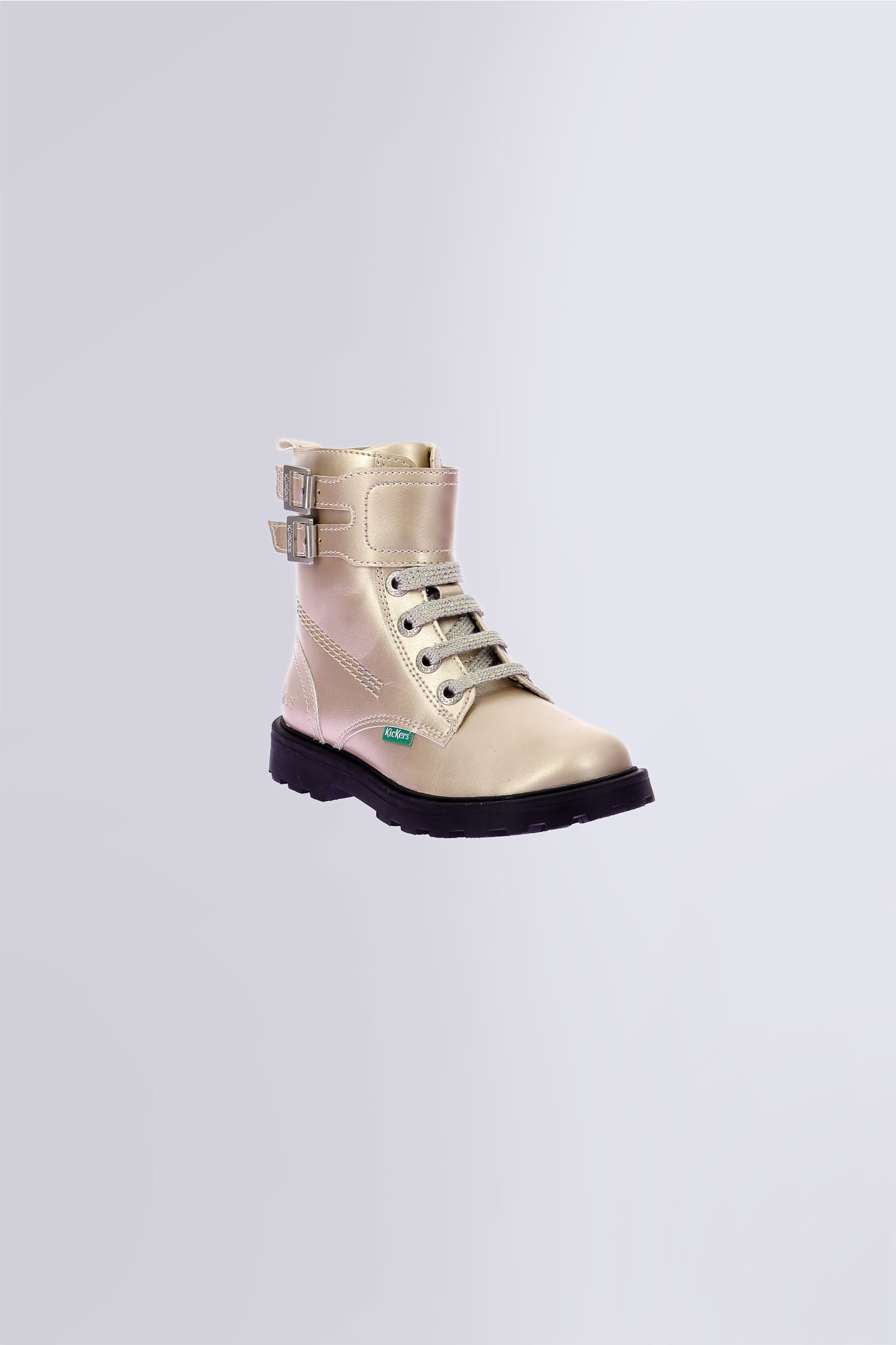 Kick Blush | Bottines dorées pour fille | Kickers © Site Officiel