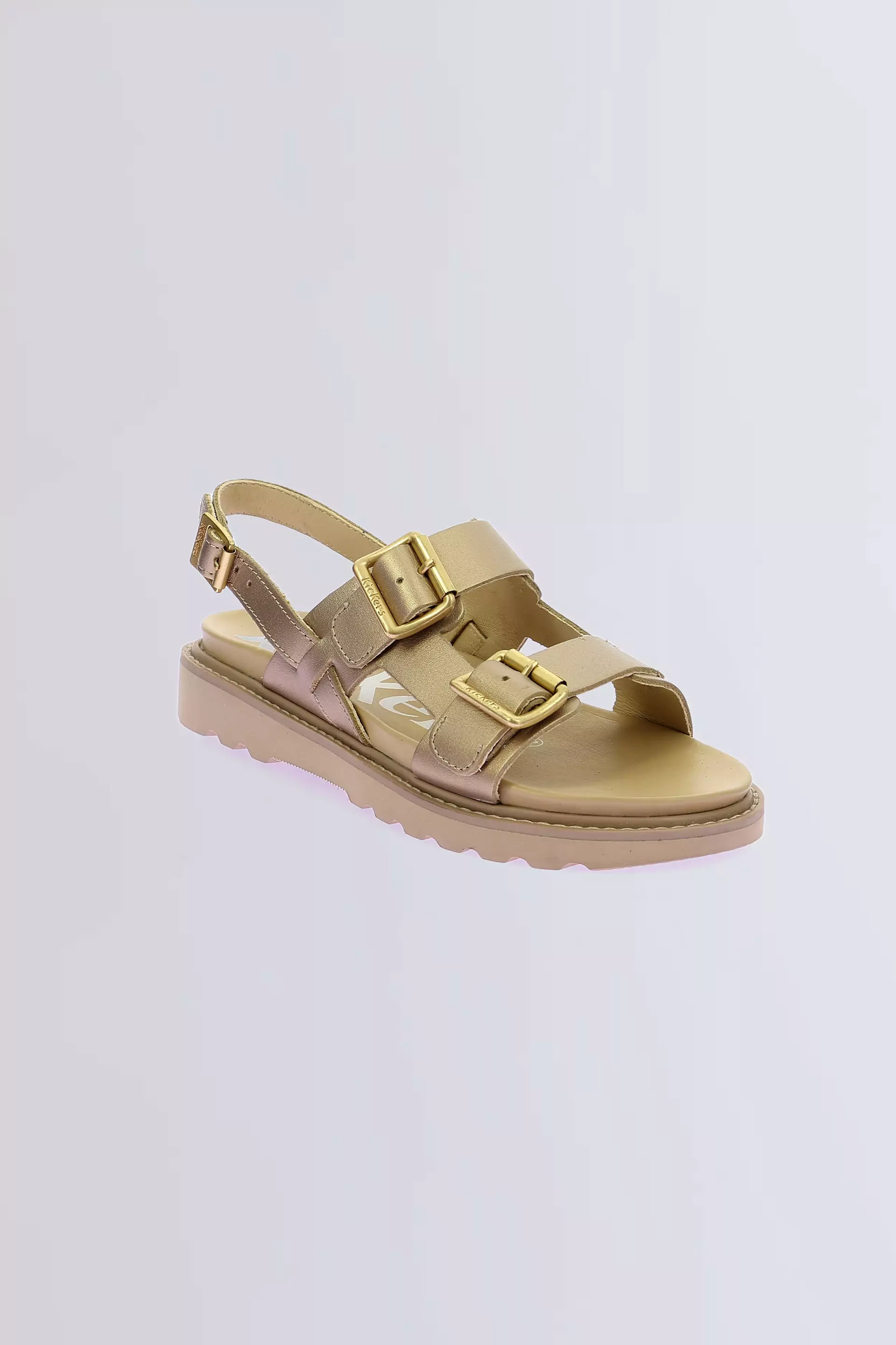 Neosummer - Sandalias dorado para mujer - Kickers © Página oficial