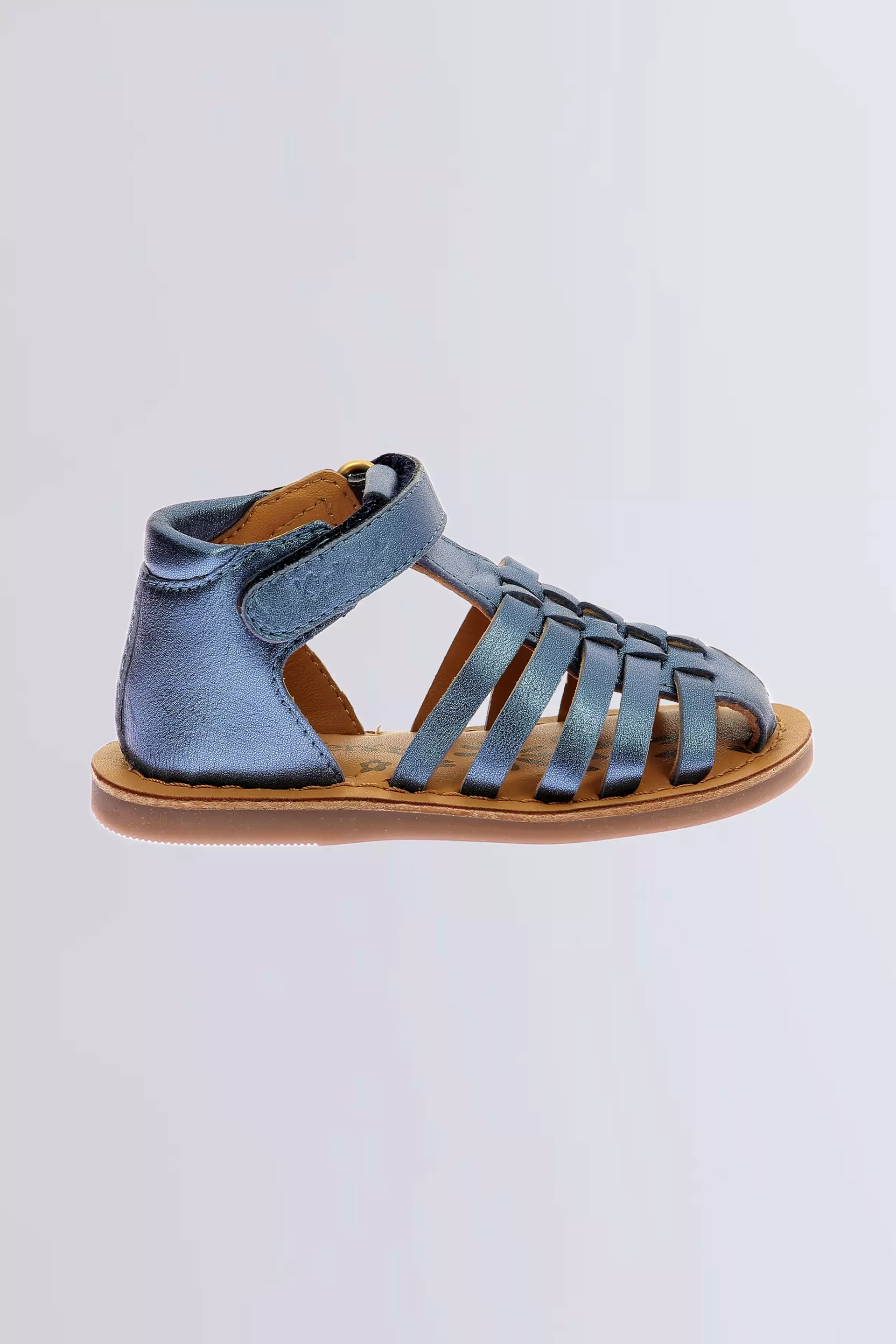 Kick Dilola | Sandales bleu irisée pour fille | Kickers © Site Officiel