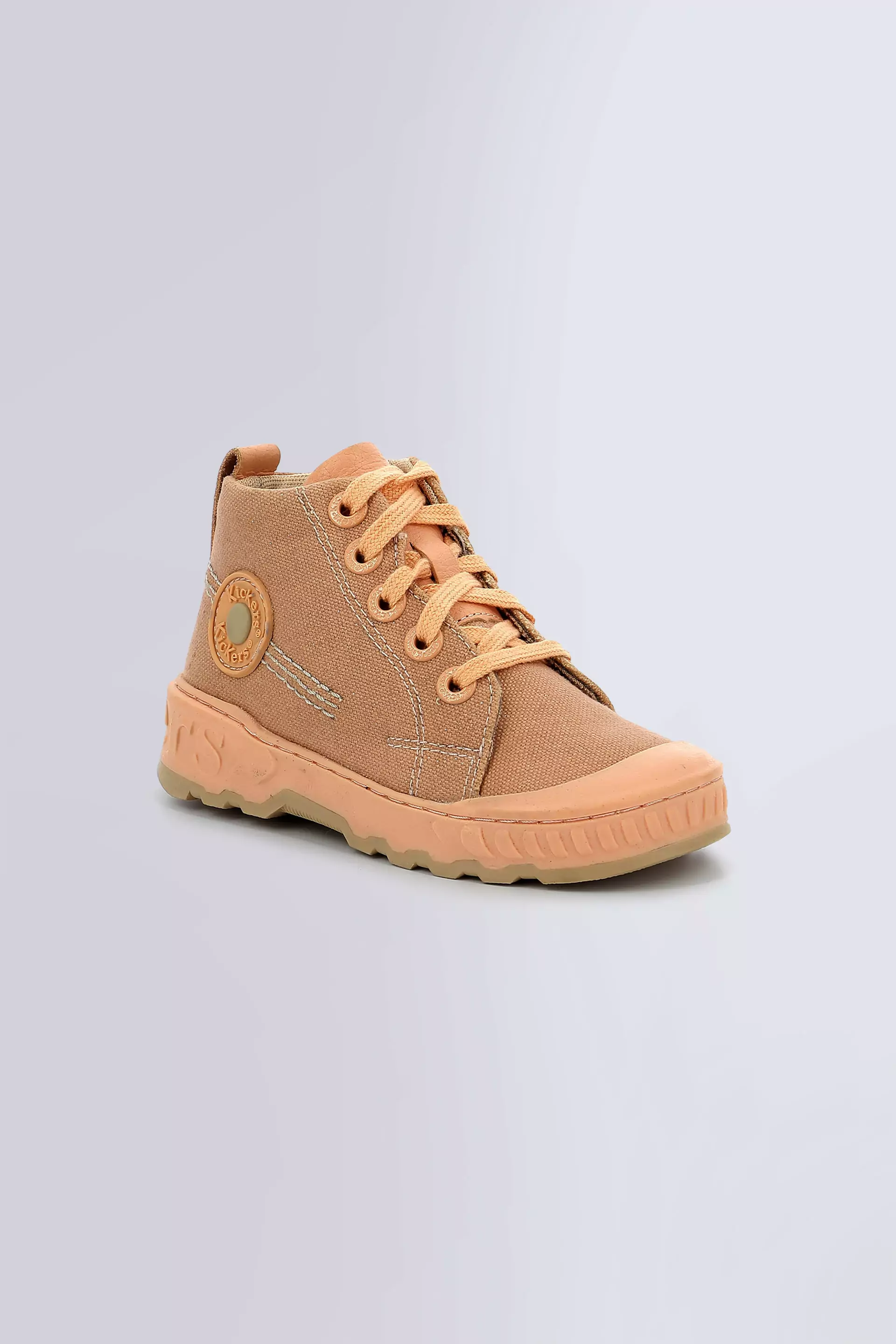 Kickrup - Baskets hautes nude pour fille - Kickers © Site Officiel