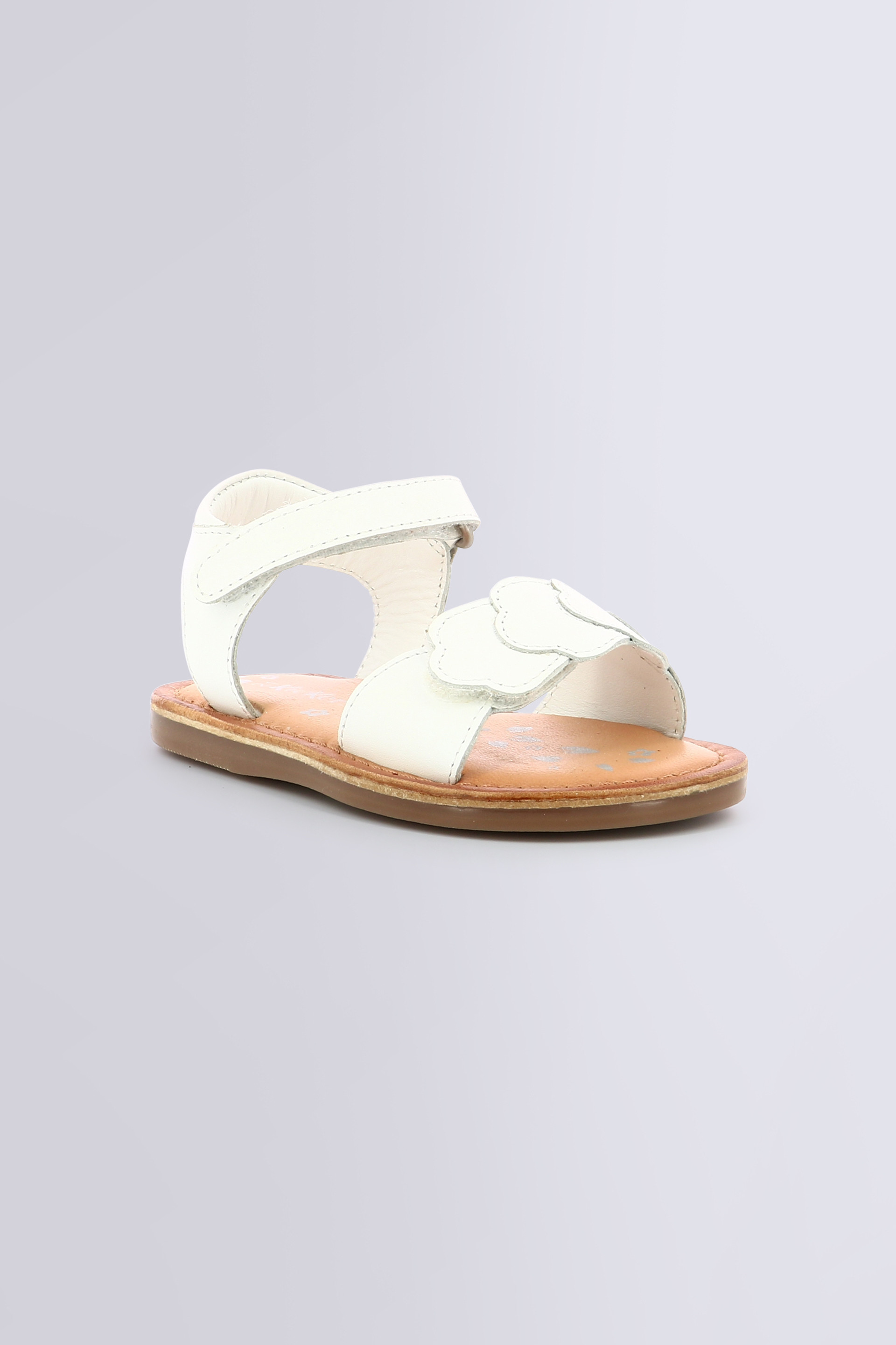 Dyastar | Sandalias blancas para niña | Kickers © Sitio Oficial