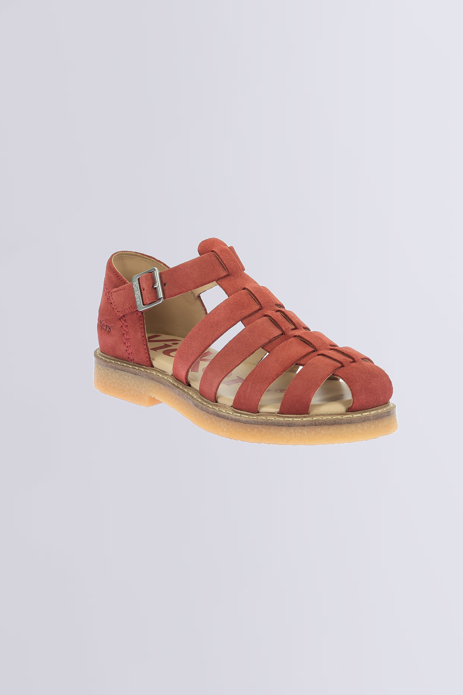 Kick Lergo red sandals for woman - Kickers © Official website