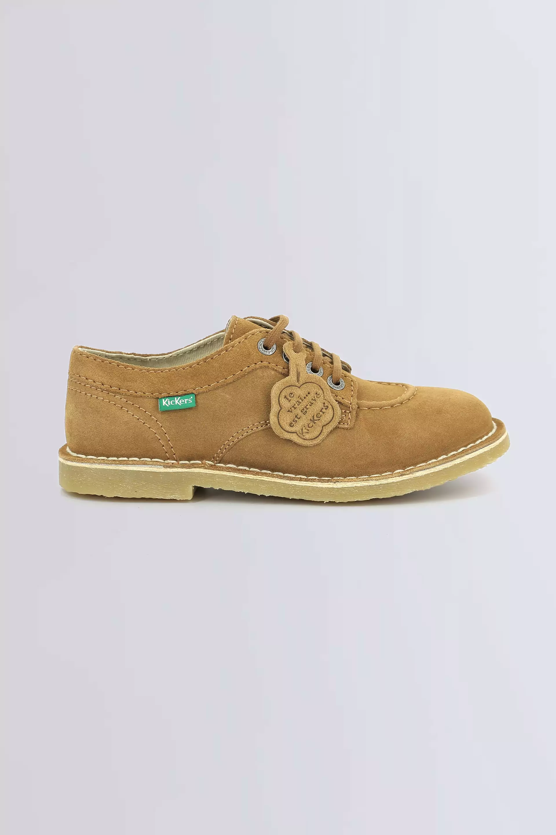 Kick Karma - Derbies camel pour femme - Kickers © Site Officiel