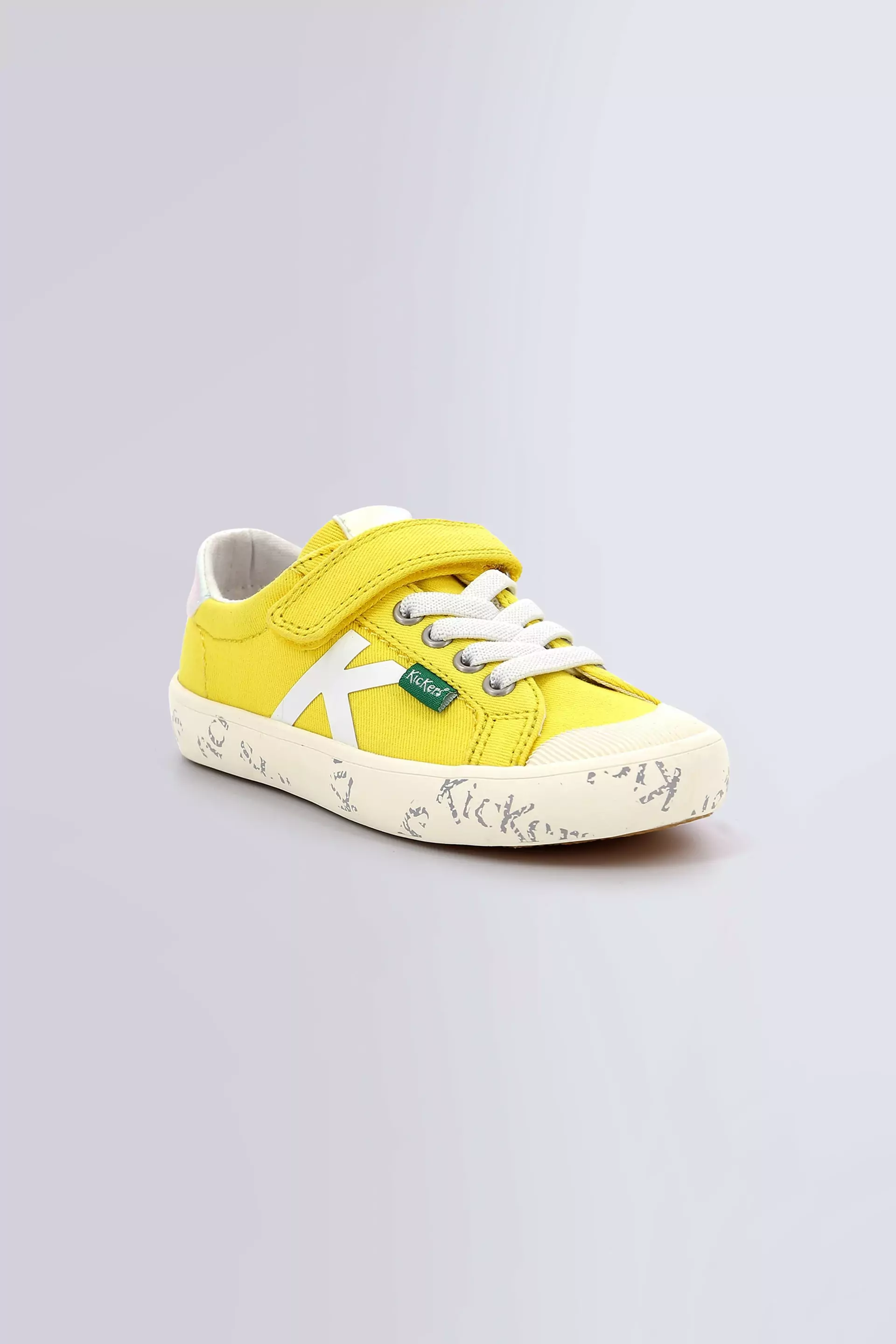 Gody yellow sneakers for girl and boy - Kickers © Official website